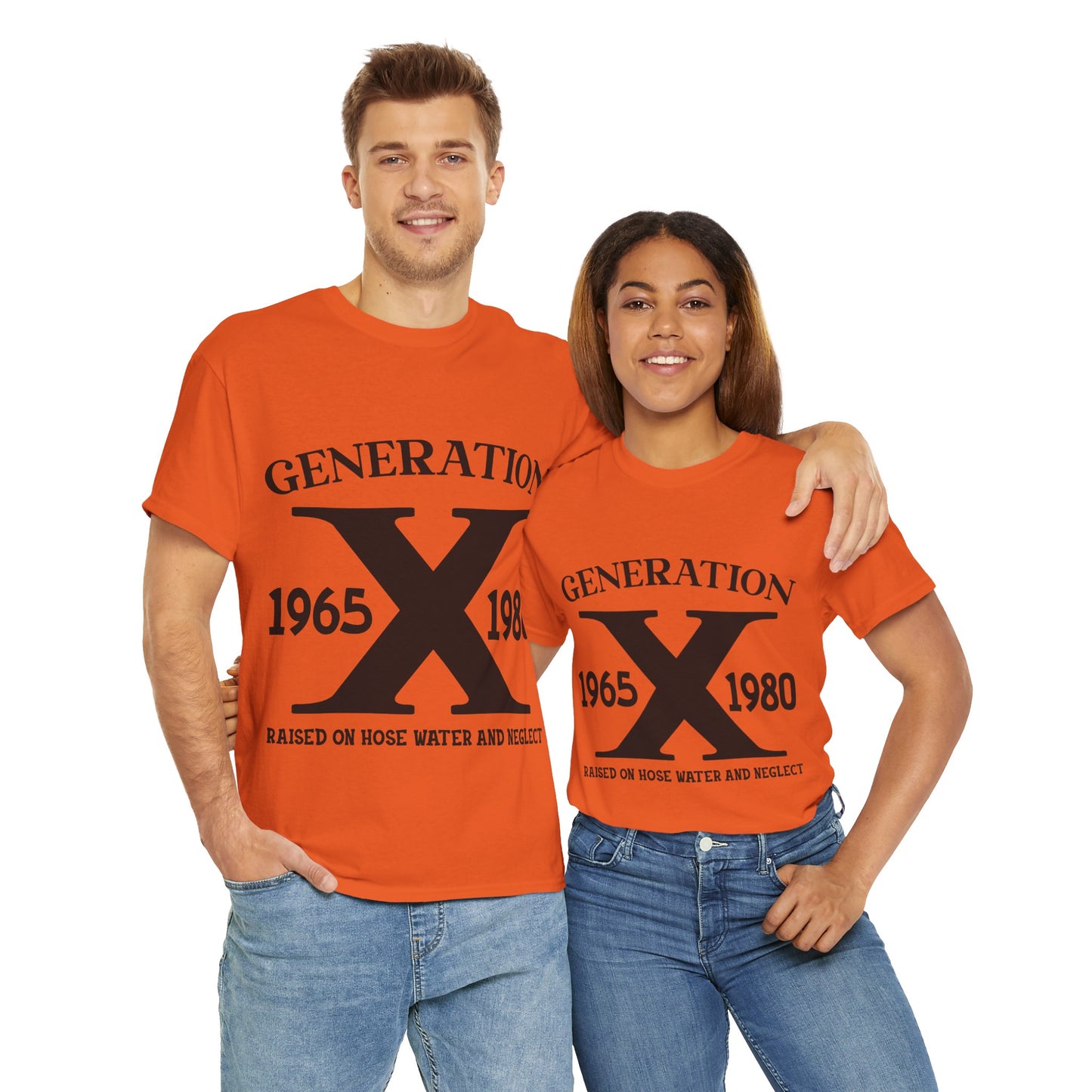 GEN X Raised On Hose Water & Neglect Tshirt Unisex Heavy Cotton