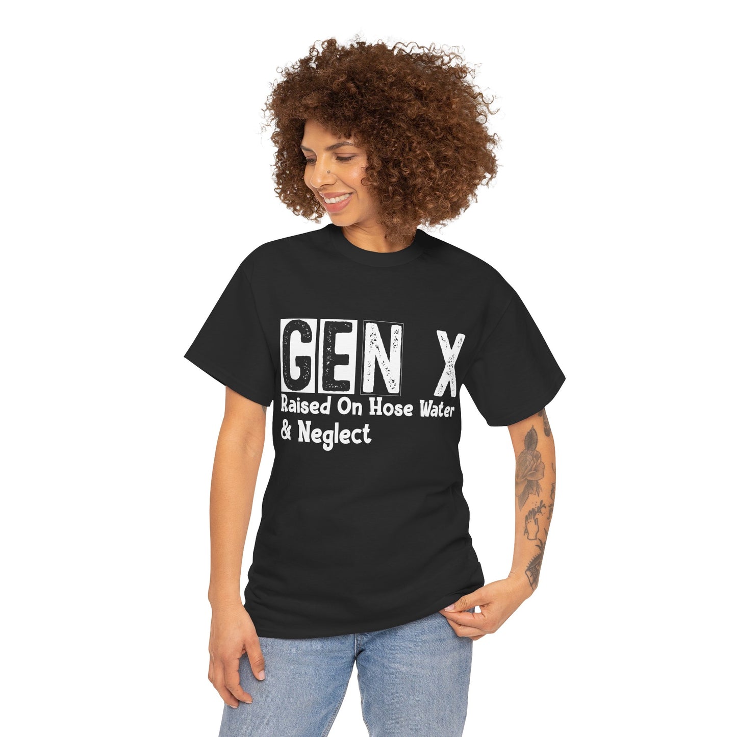 GEN X Raised On Hose Water & Neglect Tshirt Unisex Heavy Cotton