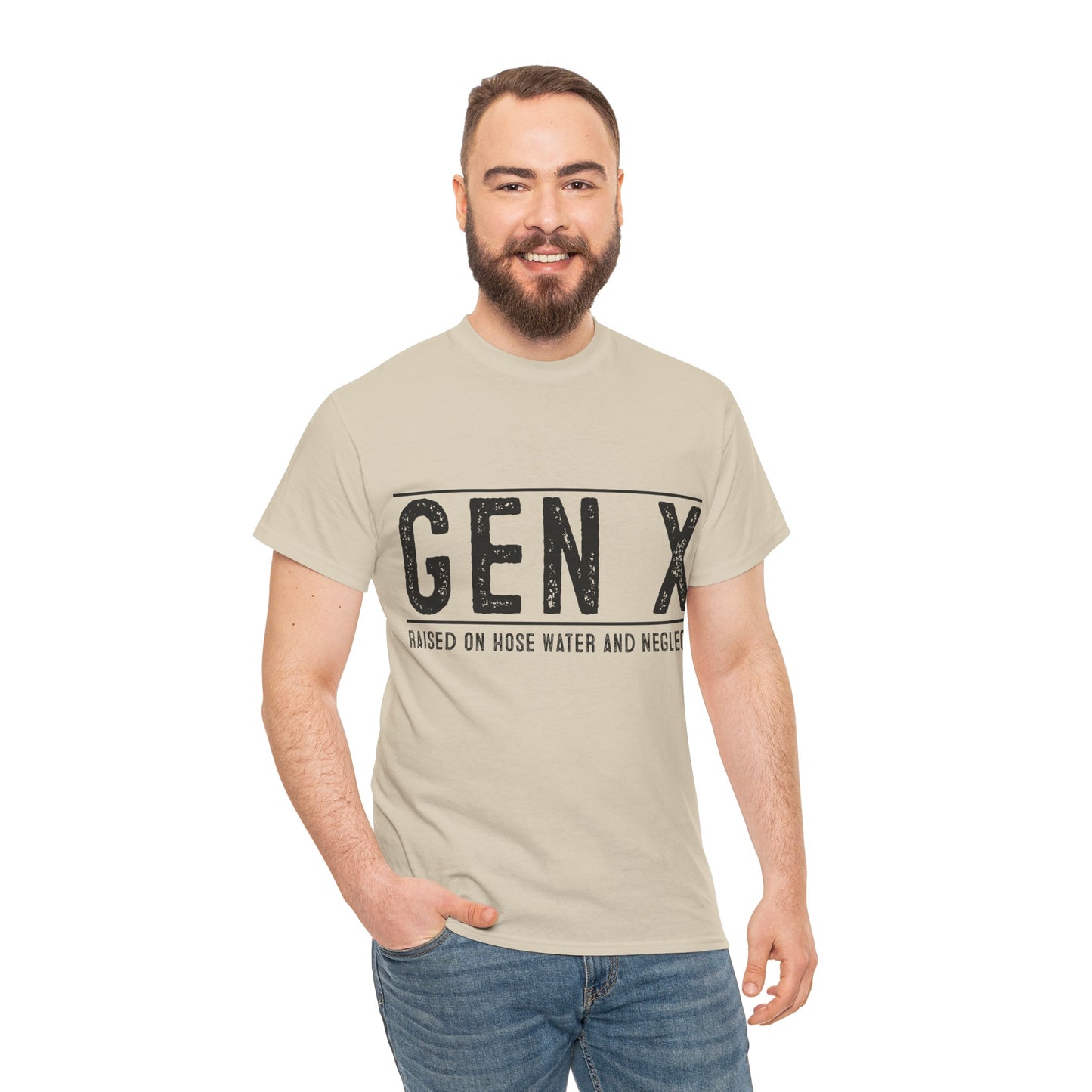 GEN X Raised On Hose Water & Neglect Tshirt Unisex Heavy Cotton