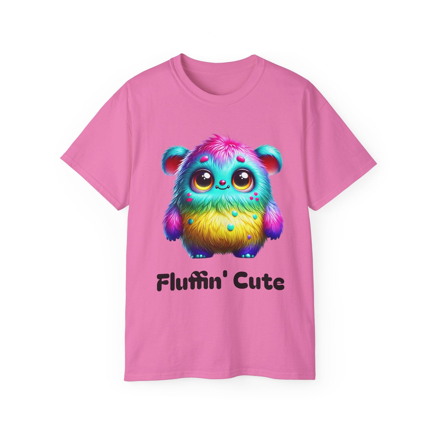 Fluffin' Cute Colorful Monster Unisex Ultra Cotton Tee