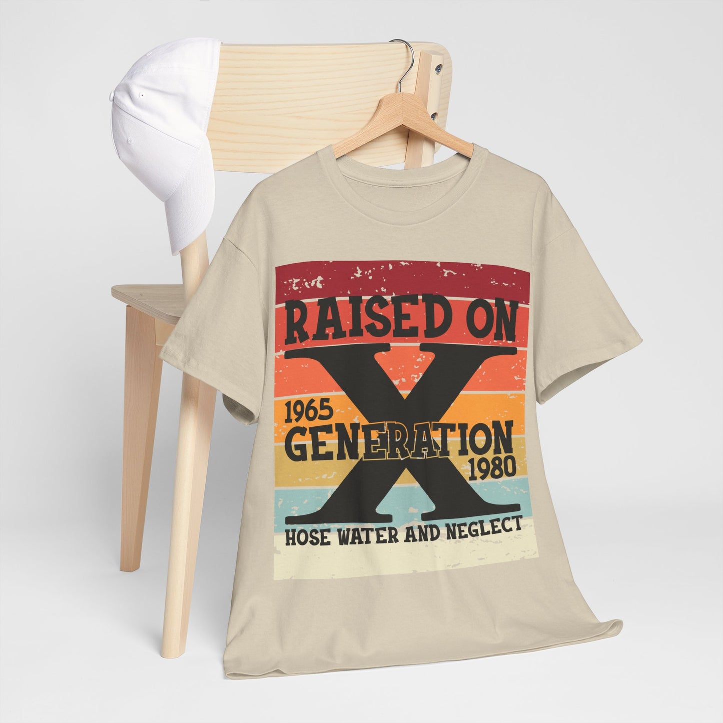 GEN X Raised On Hose Water & Neglect Tshirt Unisex Heavy Cotton
