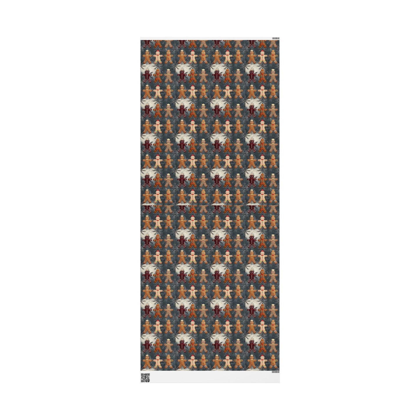 Wrapping Paper - Tattooed Gingerbread Men (Multiple lengths)