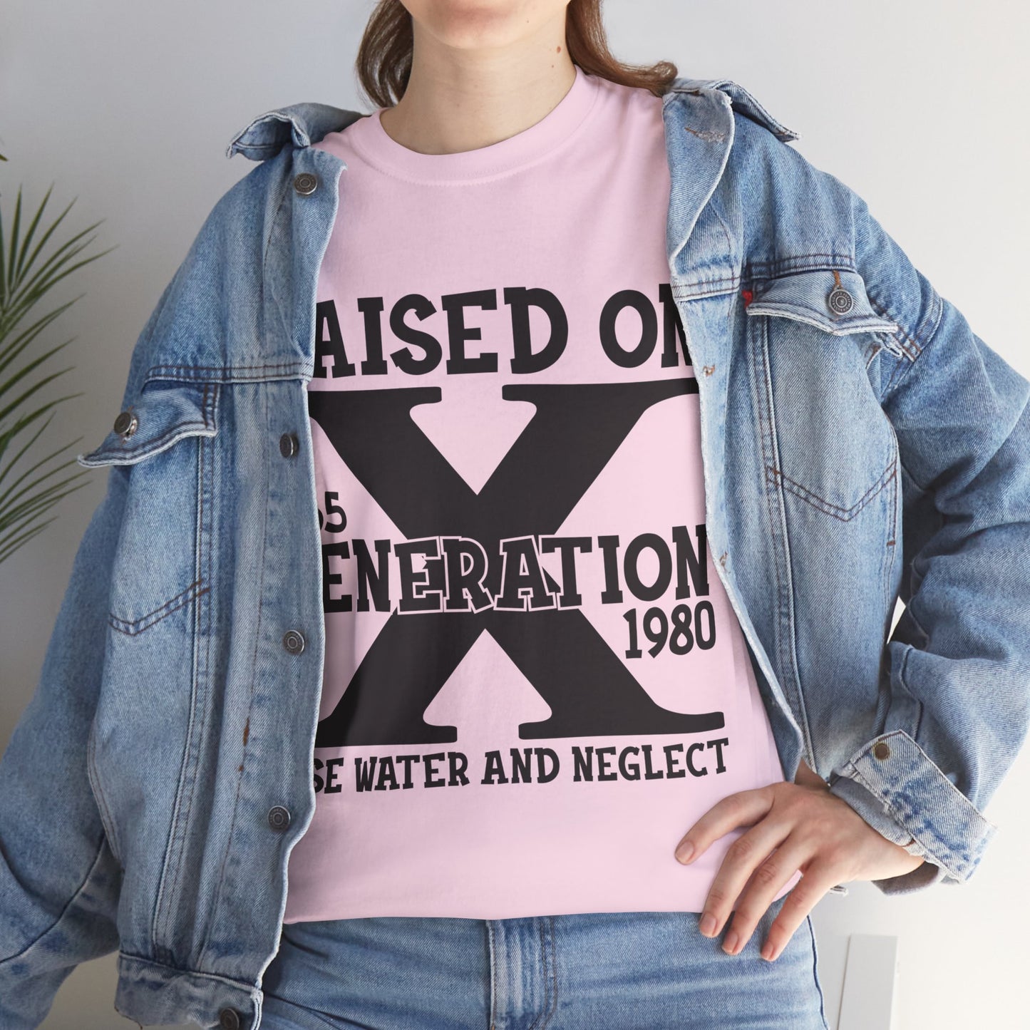GEN X Raised On Hose Water & Neglect Tshirt Unisex Heavy Cotton