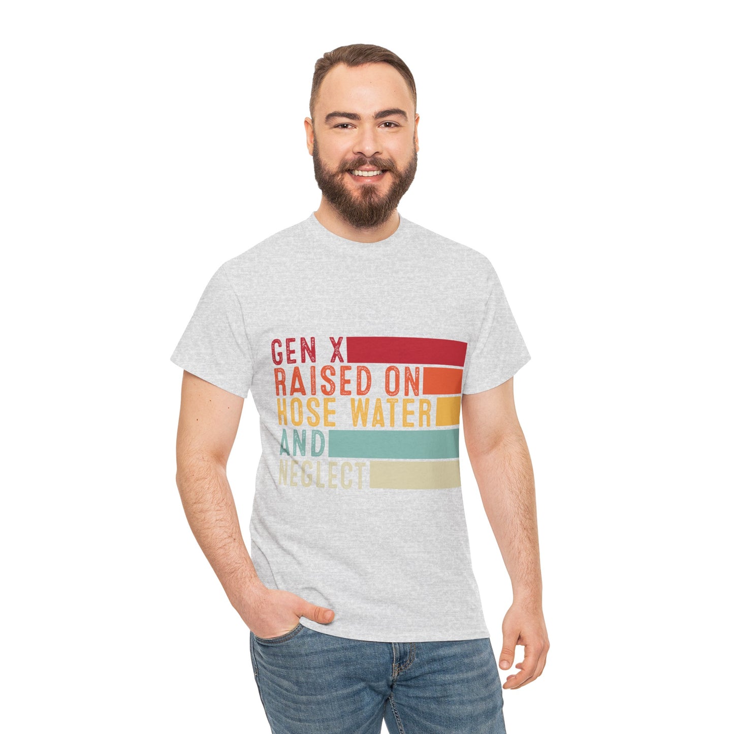 GEN X Raised On Hose Water & Neglect Tshirt Unisex Heavy Cotton