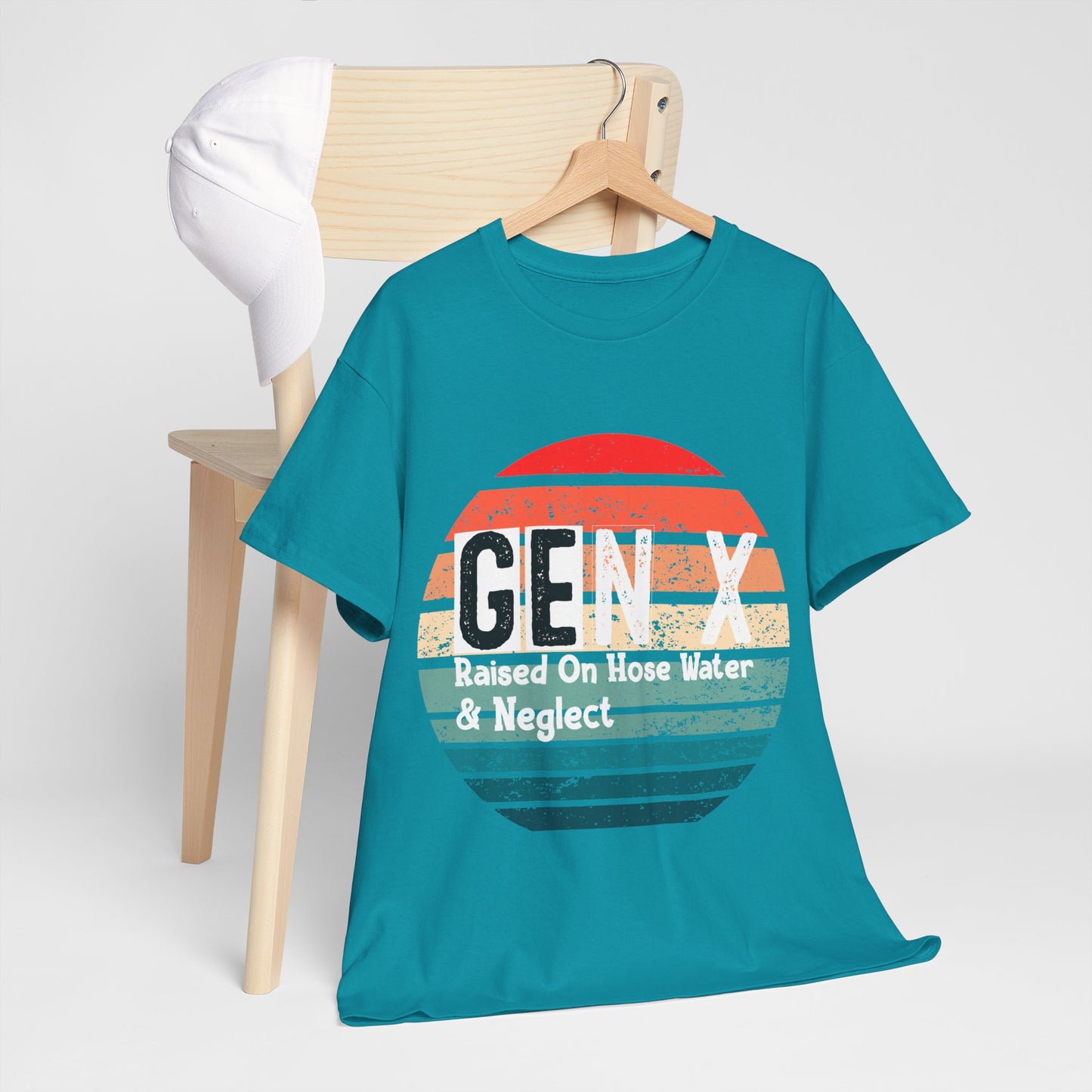 GEN X Raised On Hose Water & Neglect Tshirt Unisex Heavy Cotton