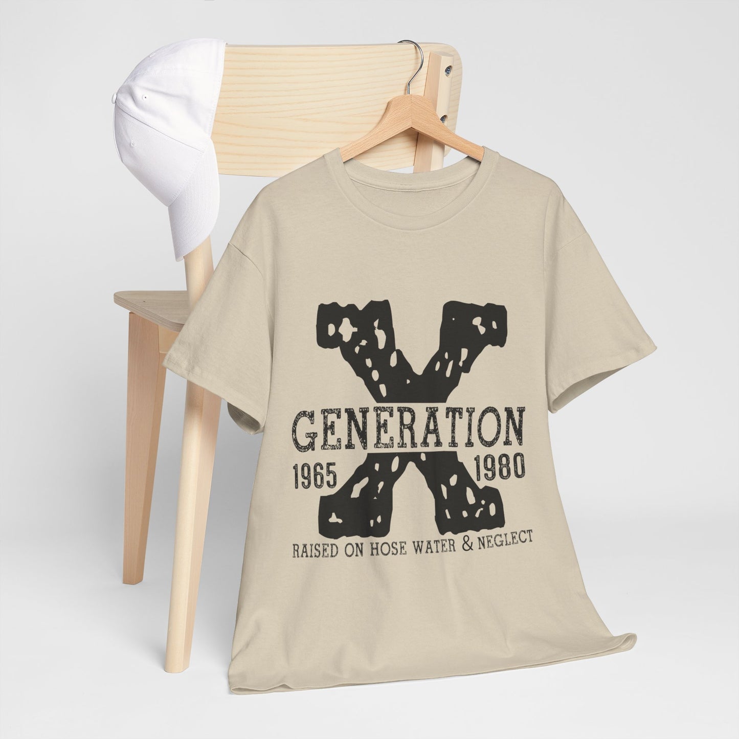 Copy of GEN X Raised On Hose Water & Neglect Tshirt Unisex Heavy Cotton