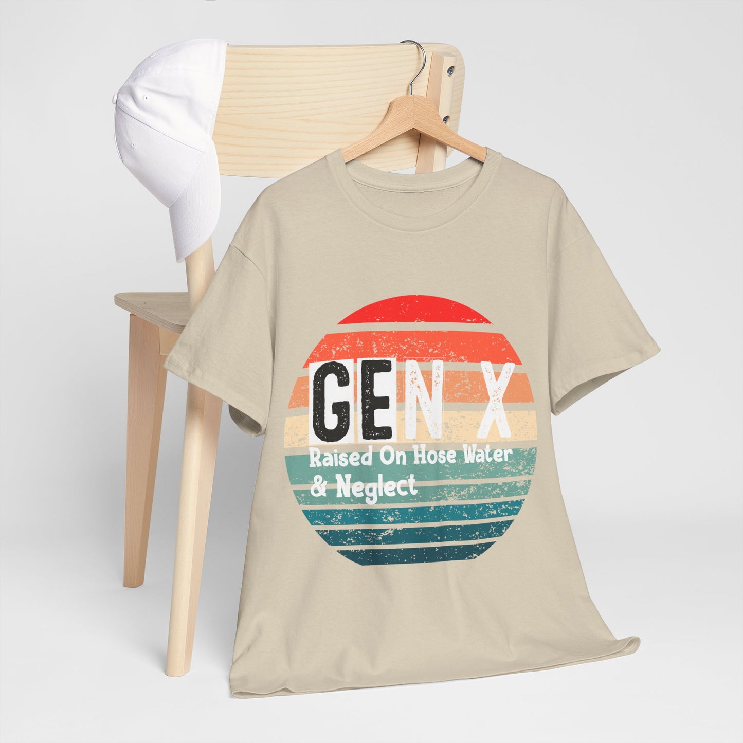 GEN X Raised On Hose Water & Neglect Tshirt Unisex Heavy Cotton