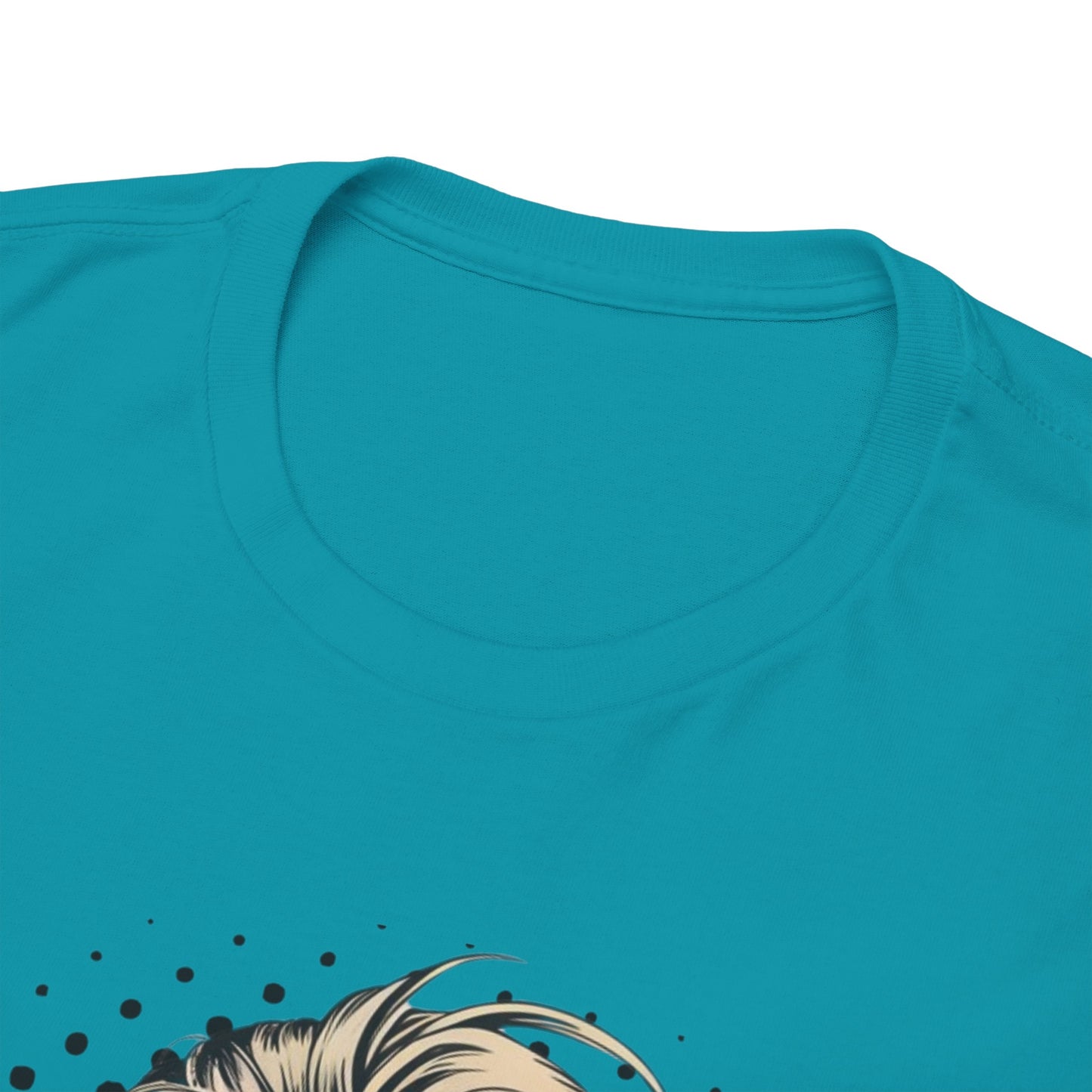 PopArt Girl Bubble Gum Bubble Tshirt unisex heavy cotton