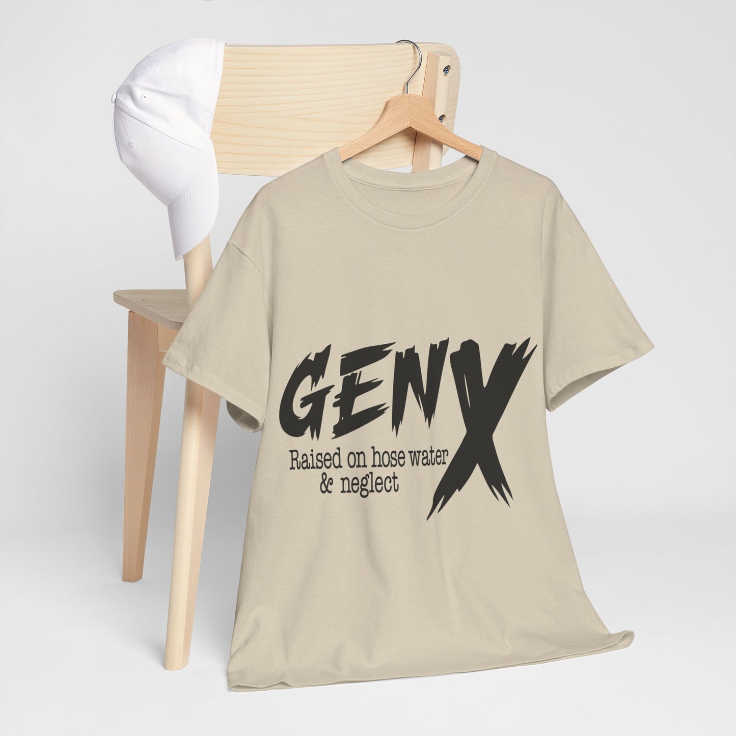GEN X Raised On Hose Water & Neglect Tshirt Unisex Heavy Cotton