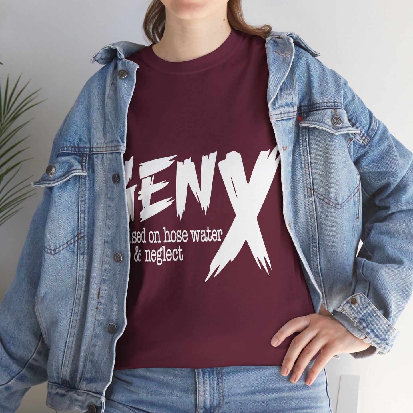 GEN X Raised On Hose Water & Neglect Tshirt Unisex Heavy Cotton