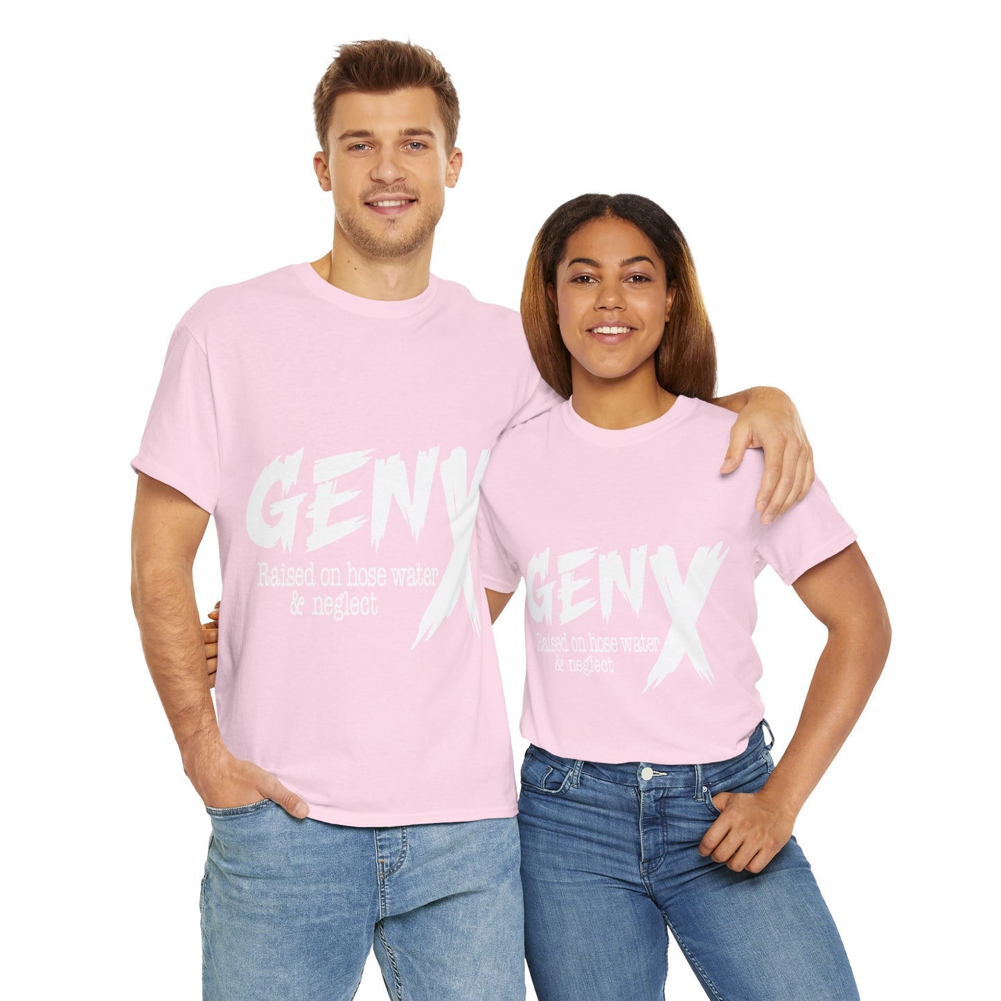 GEN X Raised On Hose Water & Neglect Tshirt Unisex Heavy Cotton
