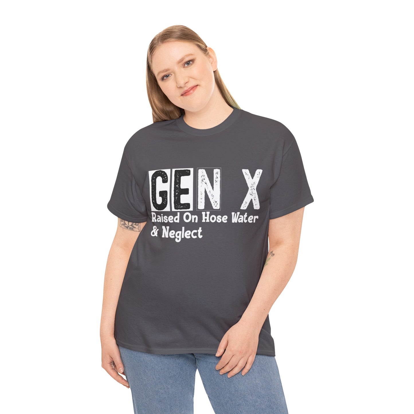 GEN X Raised On Hose Water & Neglect Tshirt Unisex Heavy Cotton