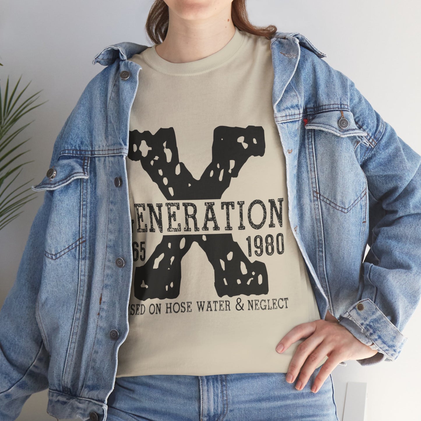 Copy of GEN X Raised On Hose Water & Neglect Tshirt Unisex Heavy Cotton