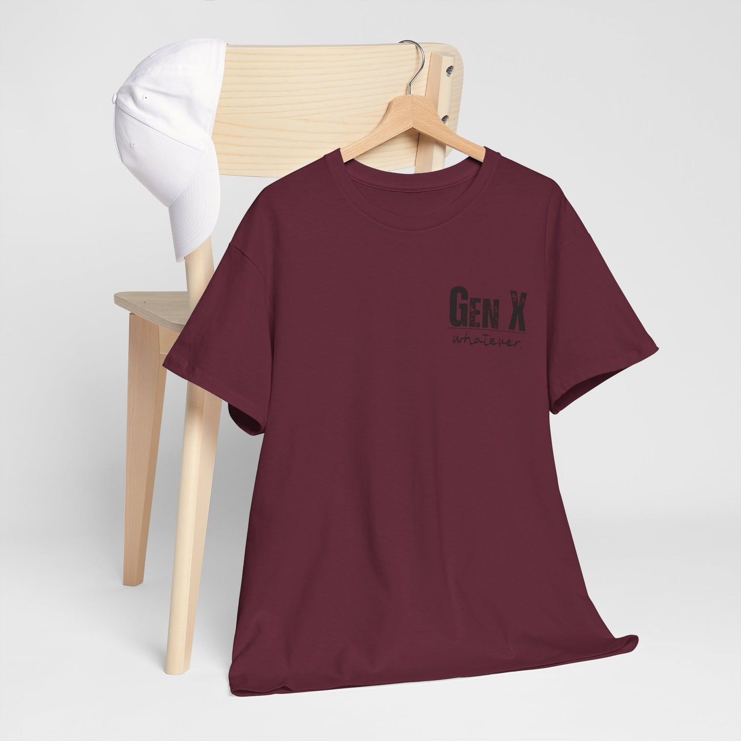 GEN X Definition Unisex Heavy Cotton T-Shirt Front & Back