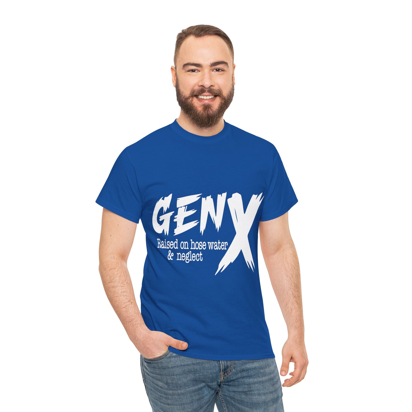 GEN X Raised On Hose Water & Neglect Tshirt Unisex Heavy Cotton