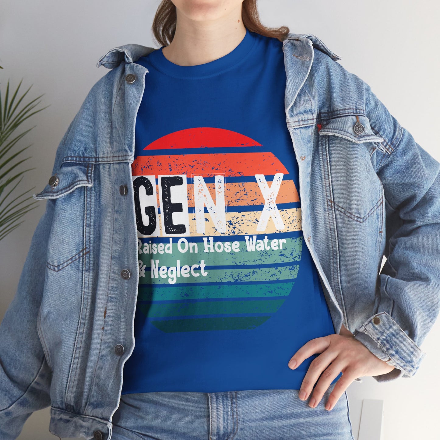GEN X Raised On Hose Water & Neglect Tshirt Unisex Heavy Cotton