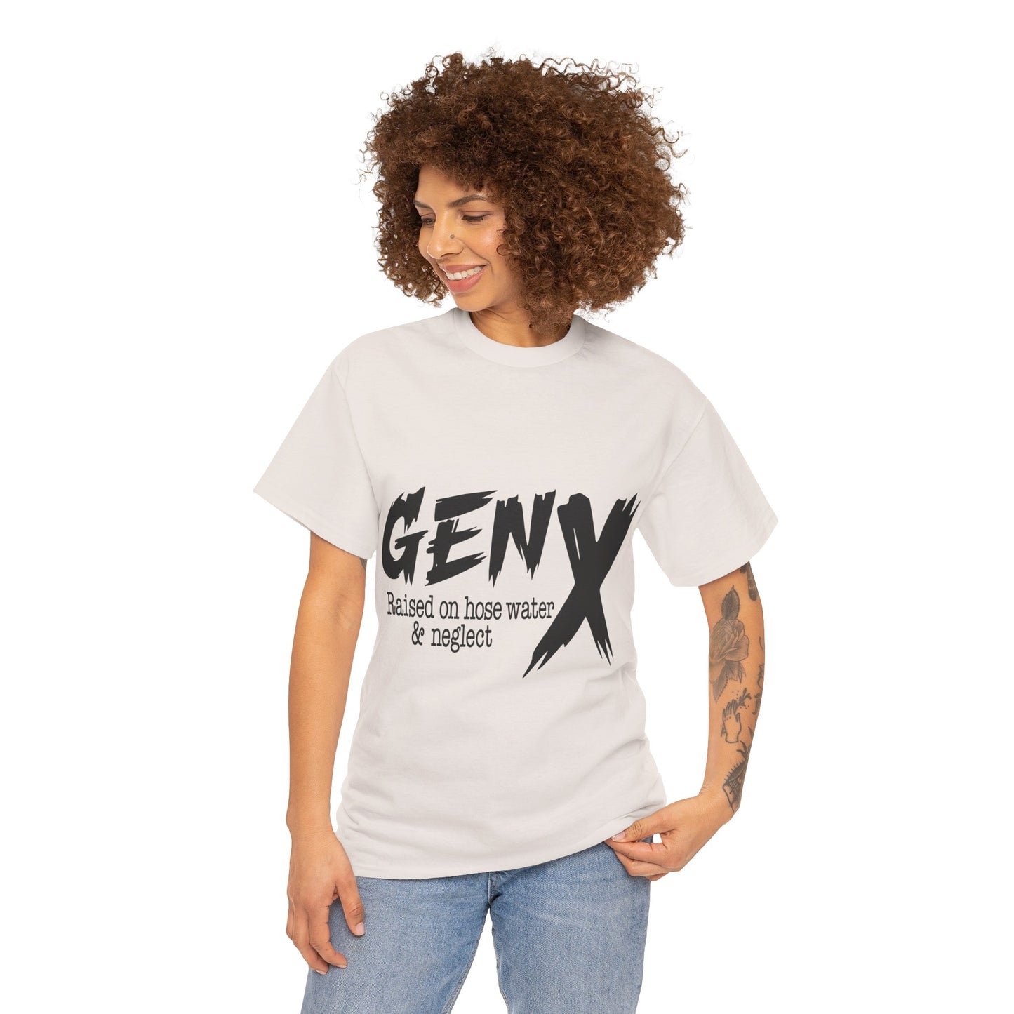 GEN X Raised On Hose Water & Neglect Tshirt Unisex Heavy Cotton