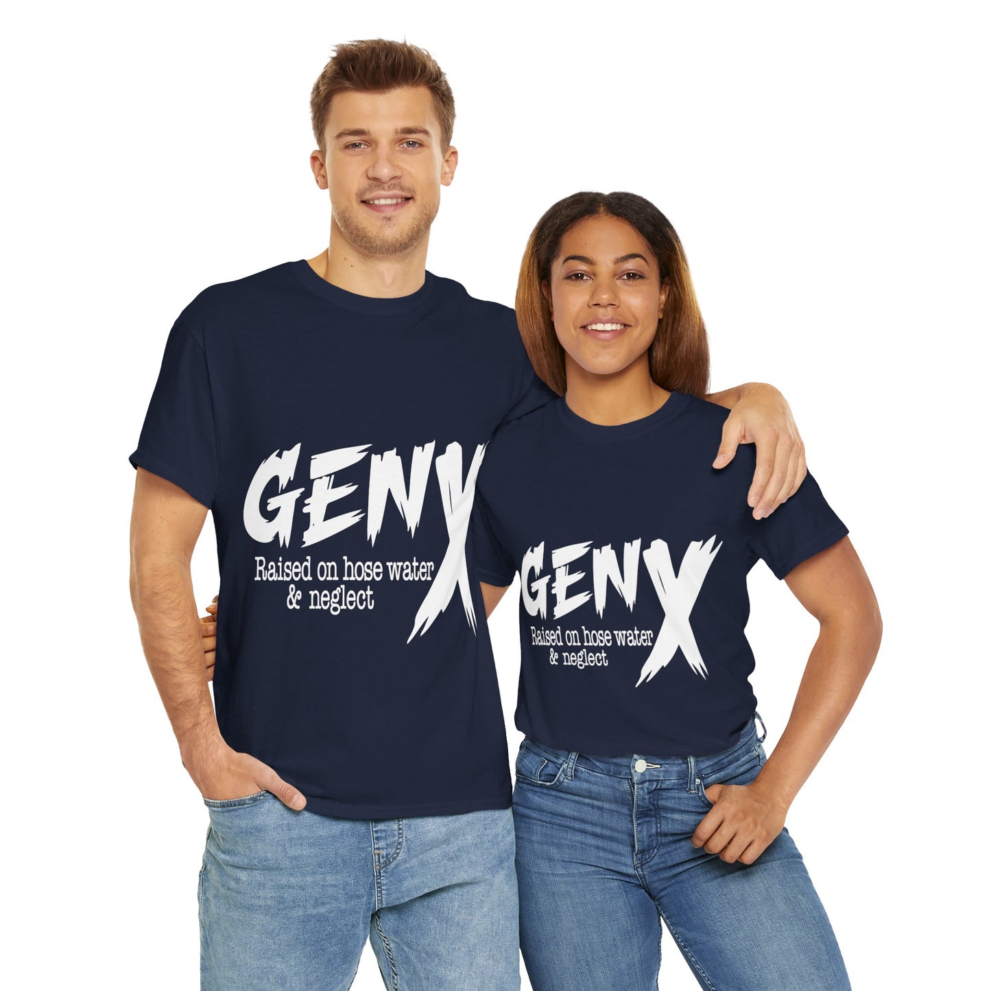 GEN X Raised On Hose Water & Neglect Tshirt Unisex Heavy Cotton