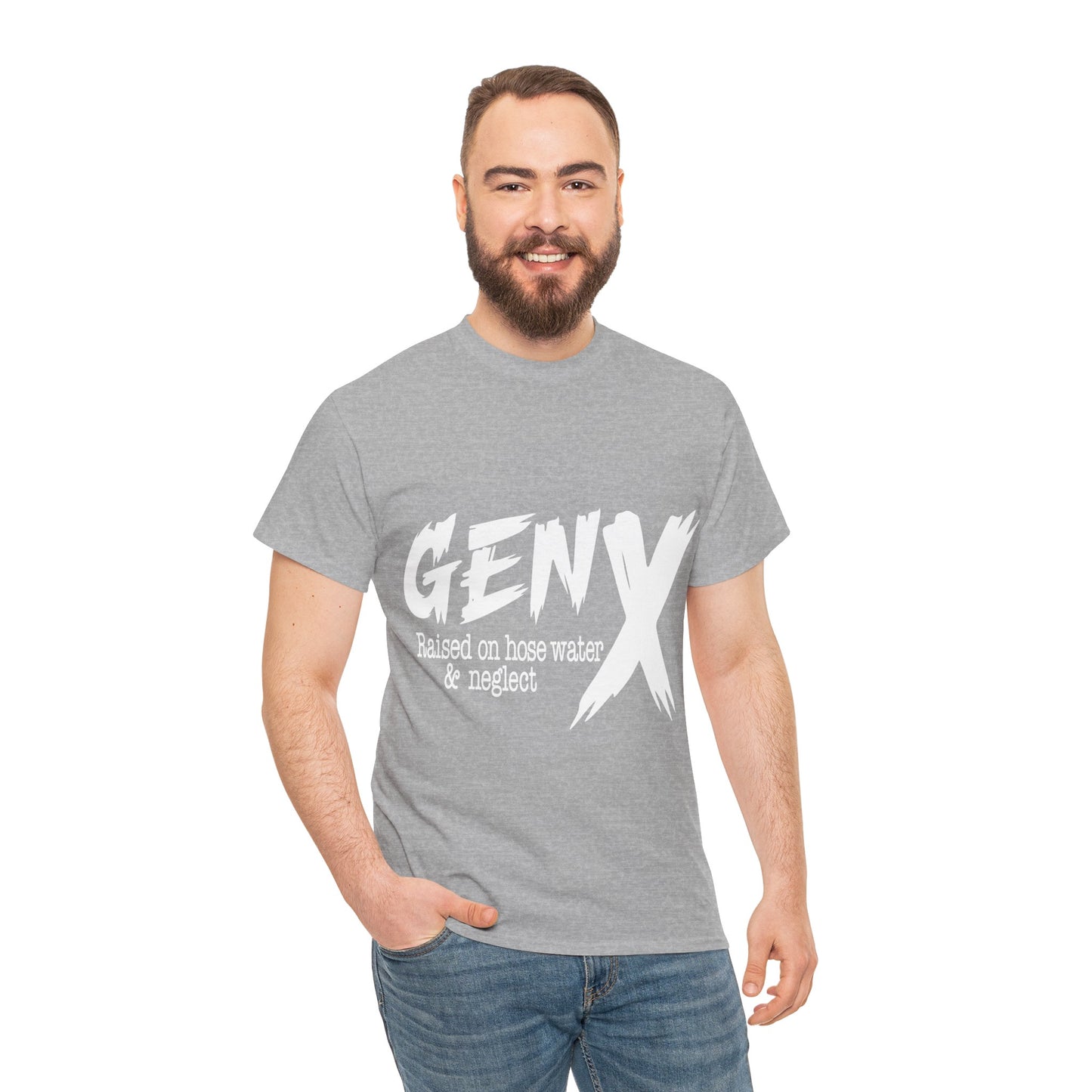 GEN X Raised On Hose Water & Neglect Tshirt Unisex Heavy Cotton