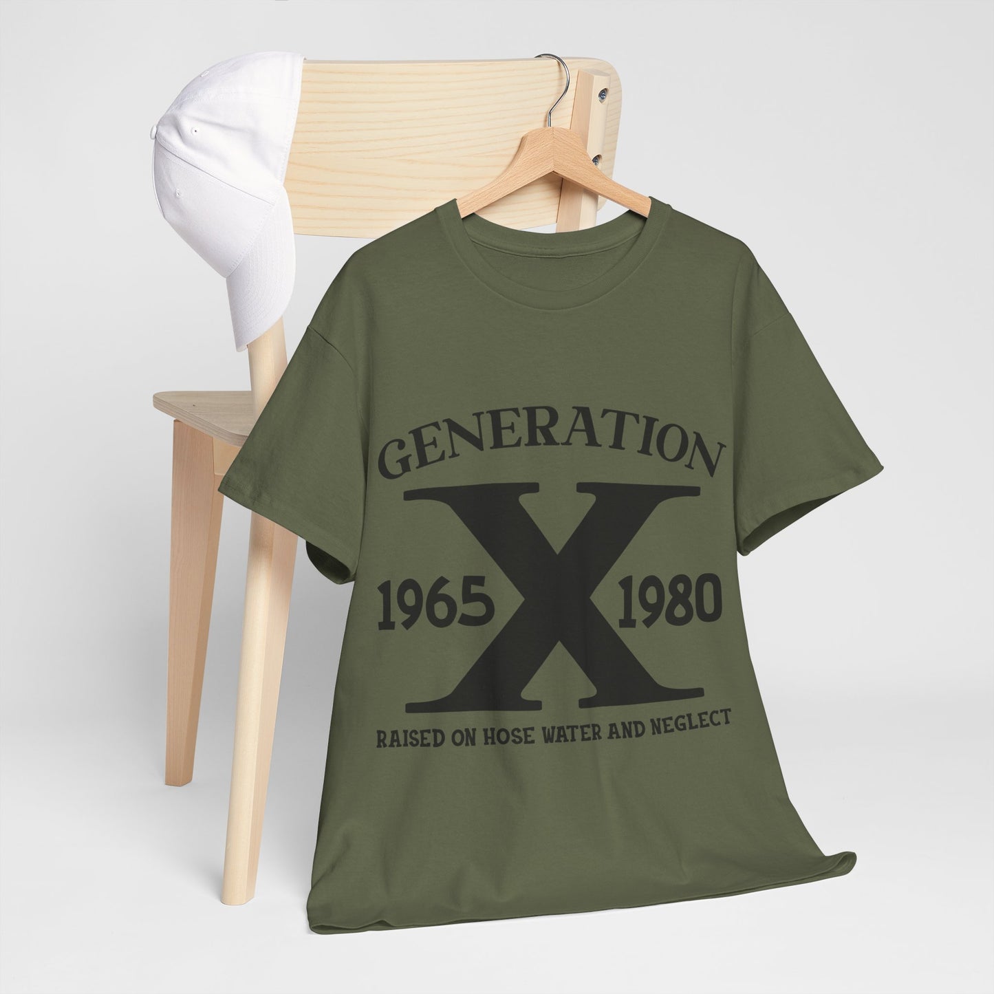 GEN X Raised On Hose Water & Neglect Tshirt Unisex Heavy Cotton