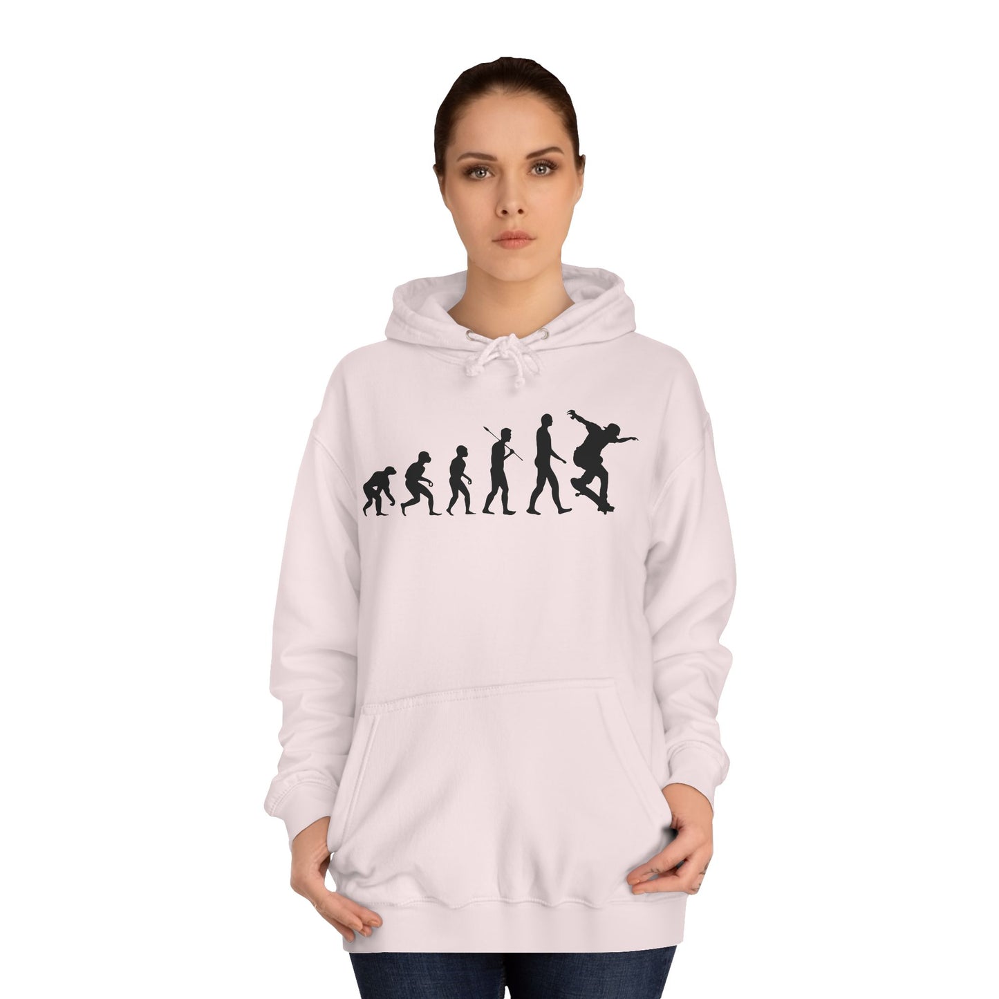 Evolution of Skateboarding Hoodie Stylish Graphic Pullover Unisex Skate Culture