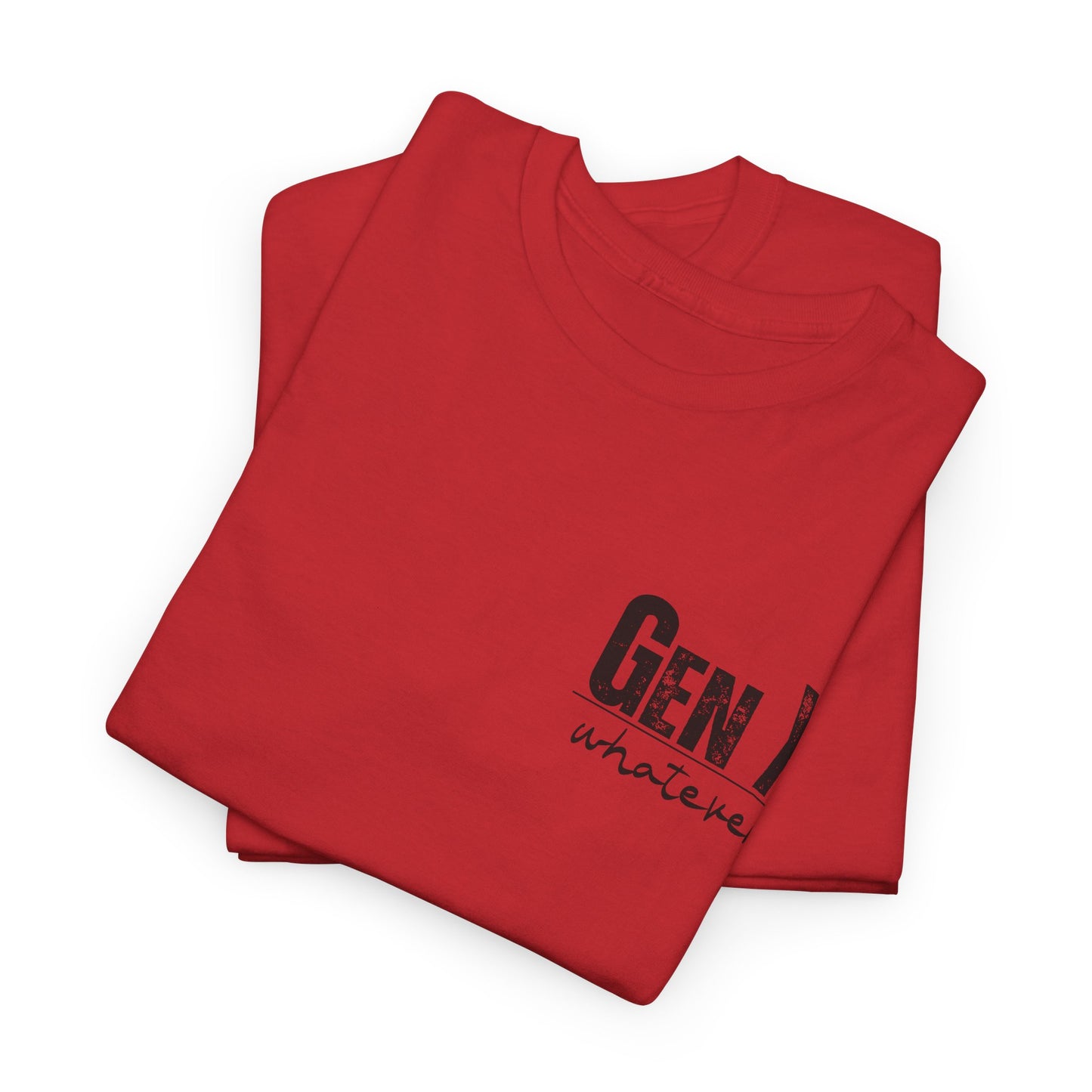 GEN X Definition Unisex Heavy Cotton T-Shirt Front & Back