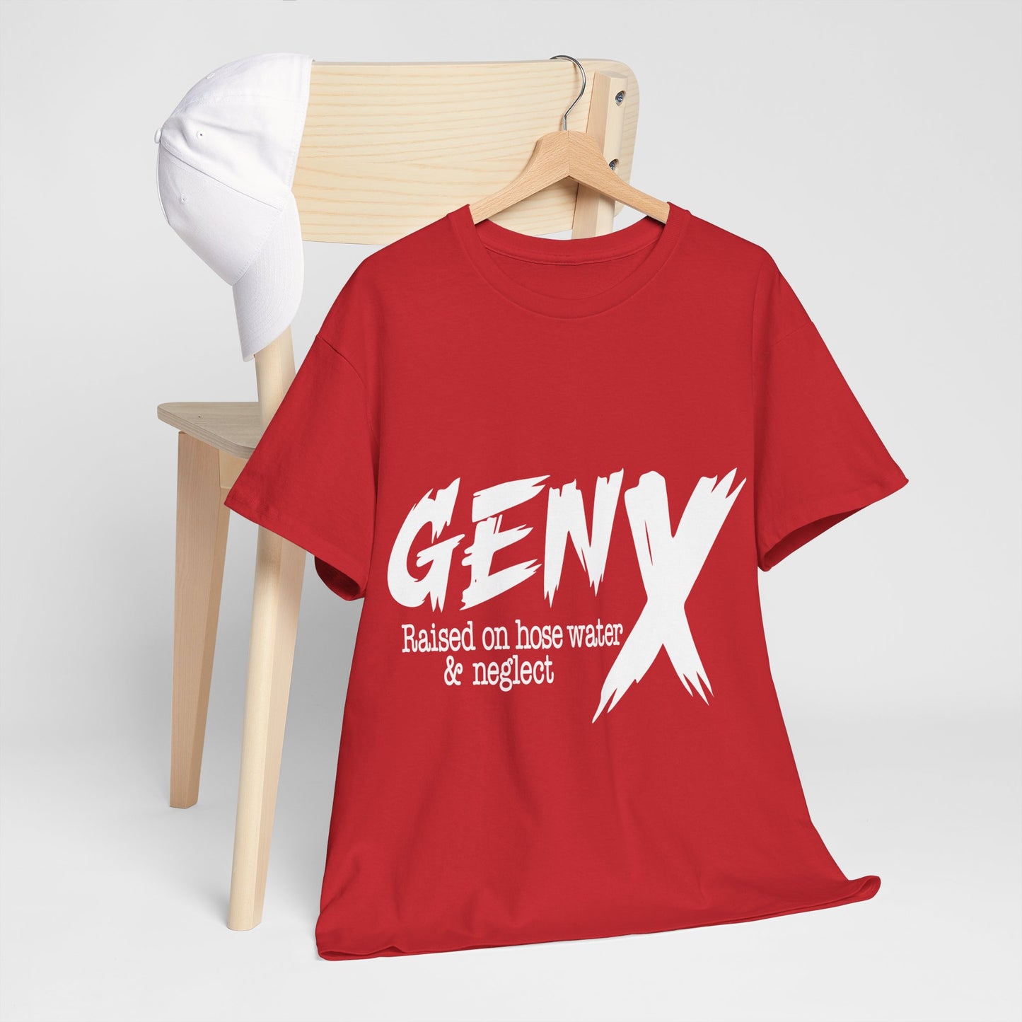 GEN X Raised On Hose Water & Neglect Tshirt Unisex Heavy Cotton