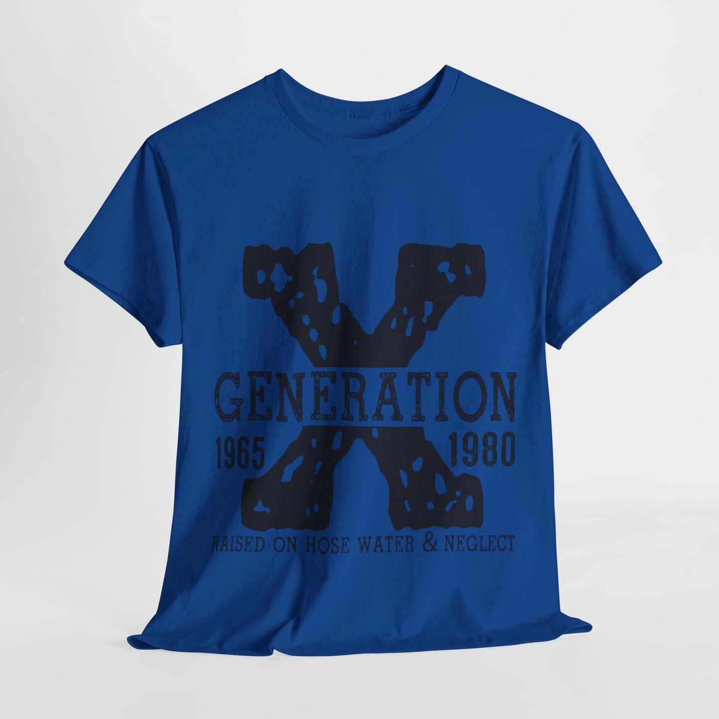 Copy of GEN X Raised On Hose Water & Neglect Tshirt Unisex Heavy Cotton