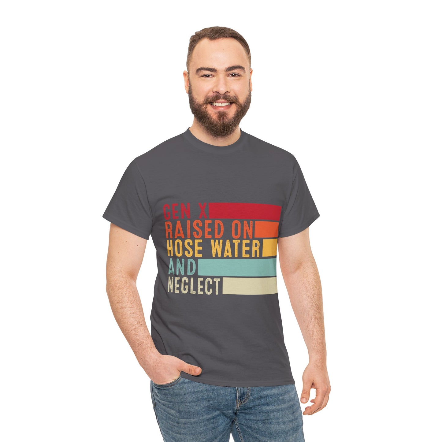 GEN X Raised On Hose Water & Neglect Tshirt Unisex Heavy Cotton