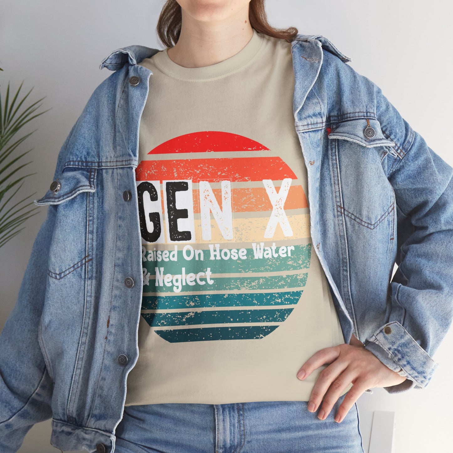 GEN X Raised On Hose Water & Neglect Tshirt Unisex Heavy Cotton