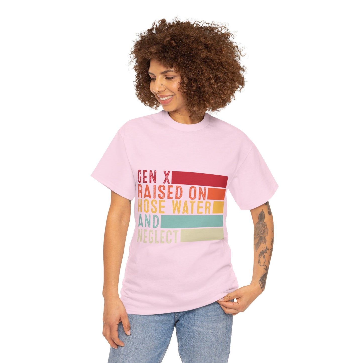GEN X Raised On Hose Water & Neglect Tshirt Unisex Heavy Cotton