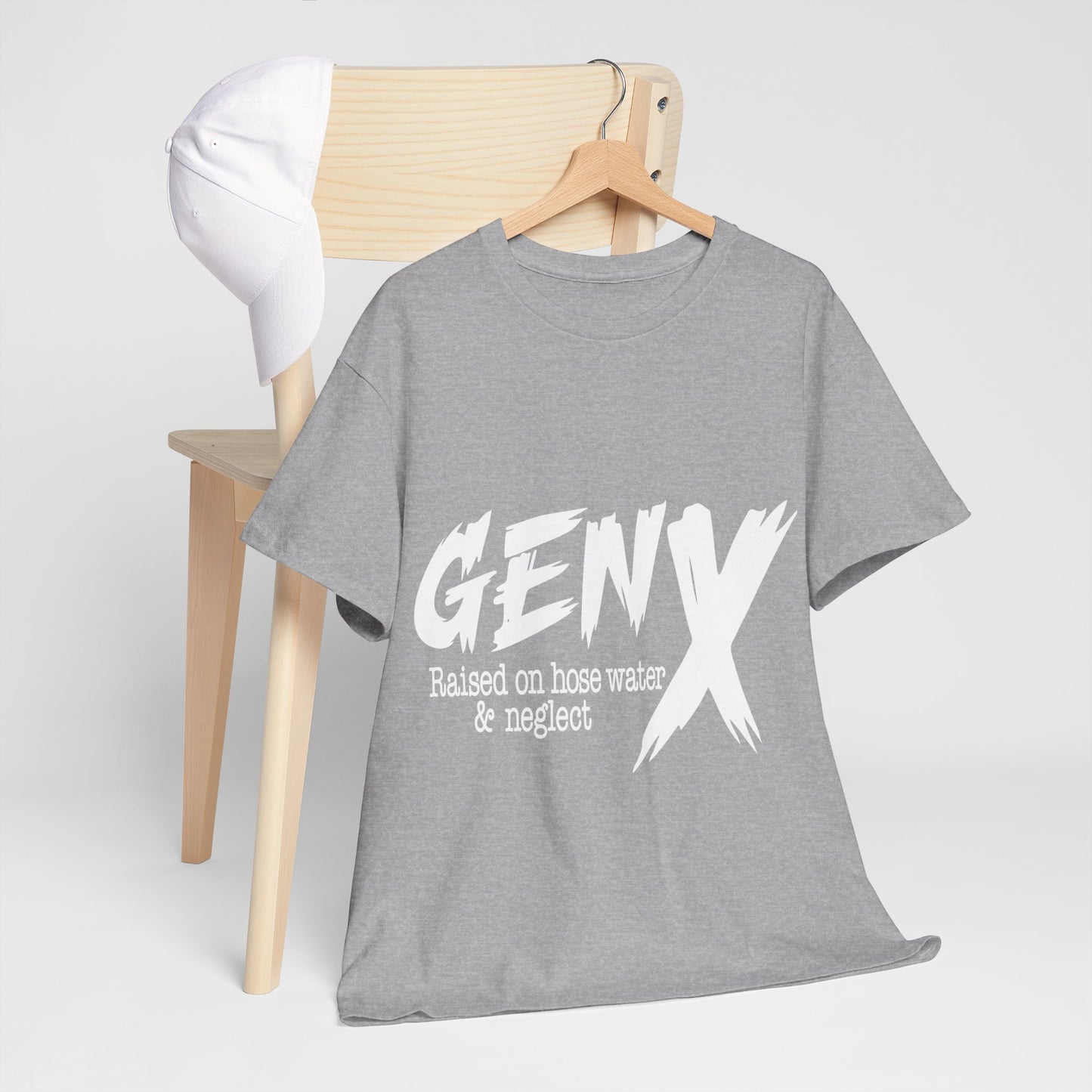 GEN X Raised On Hose Water & Neglect Tshirt Unisex Heavy Cotton