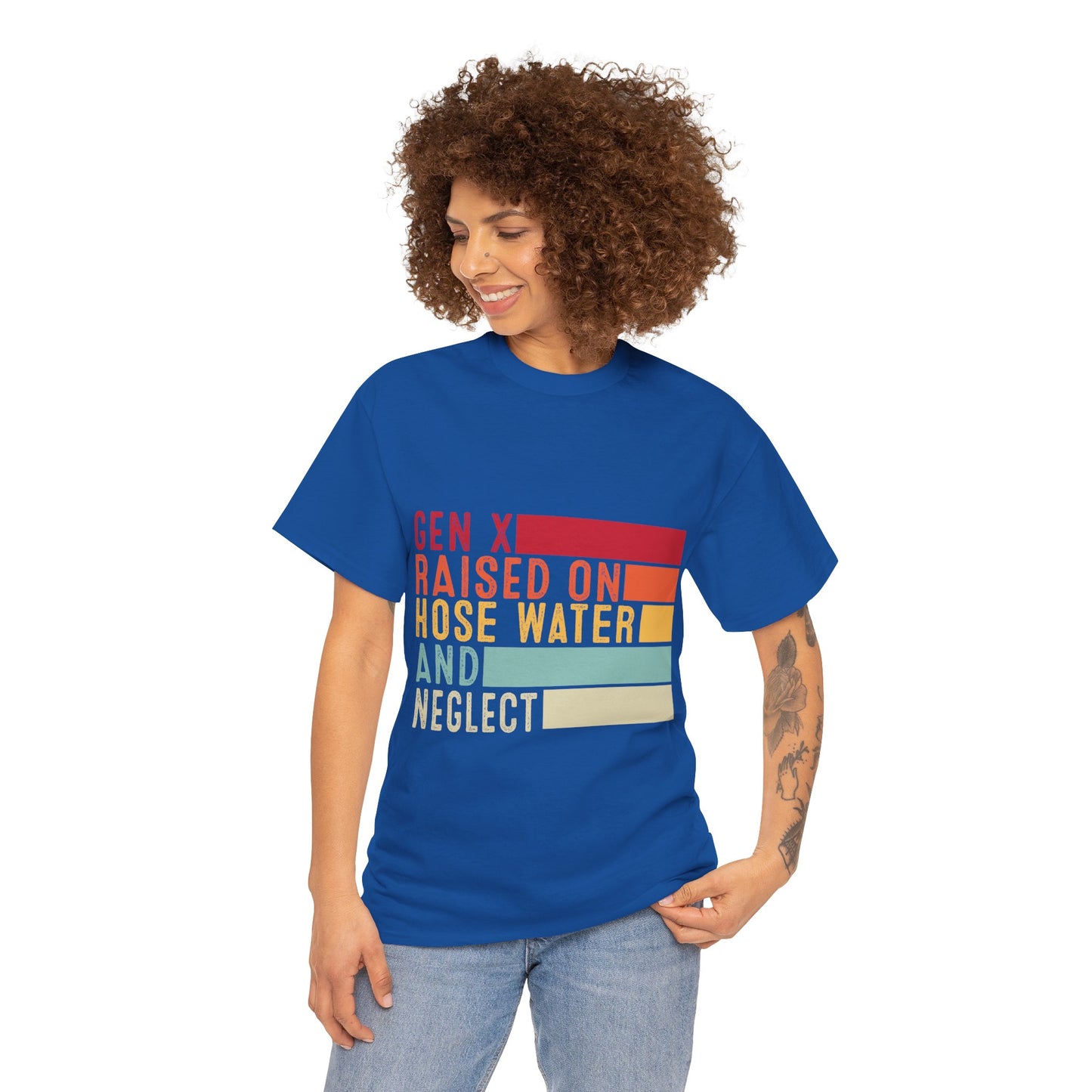 GEN X Raised On Hose Water & Neglect Tshirt Unisex Heavy Cotton