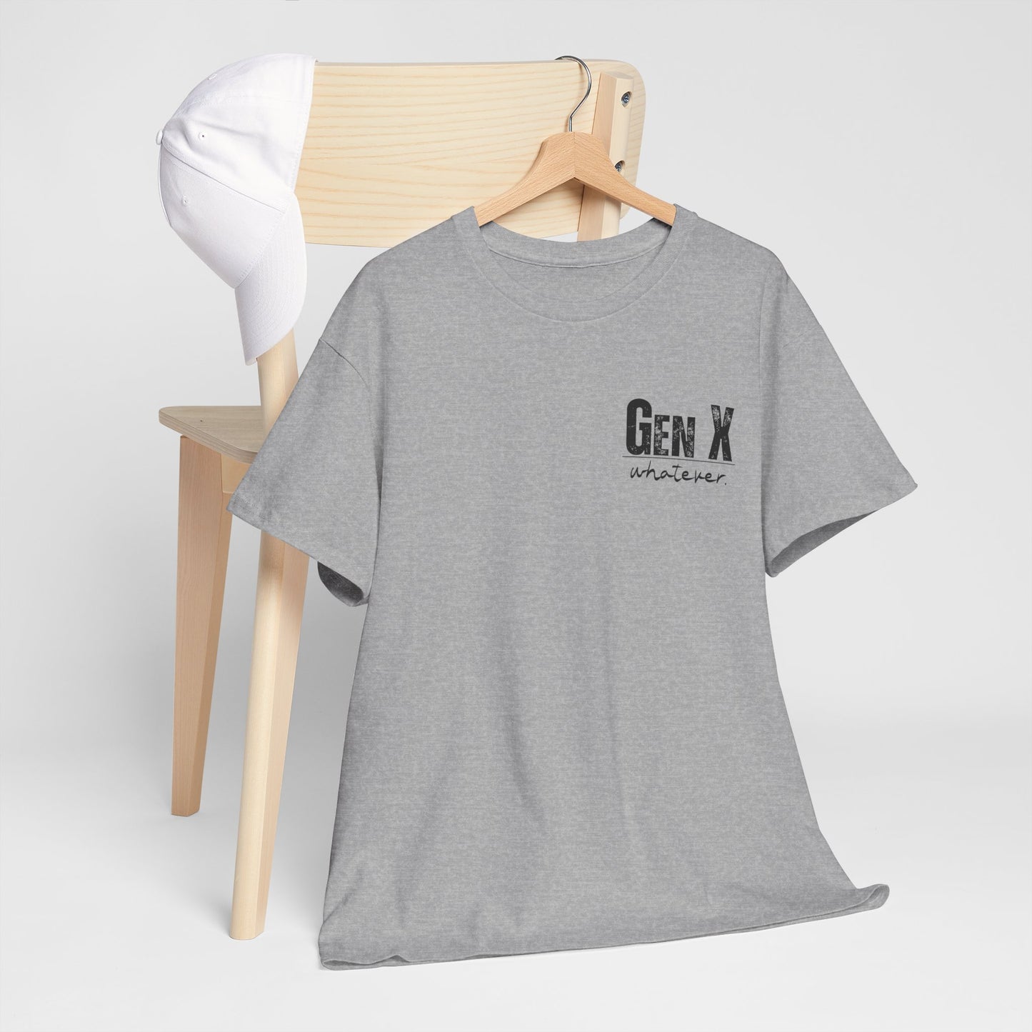 GEN X Definition Unisex Heavy Cotton T-Shirt Front & Back
