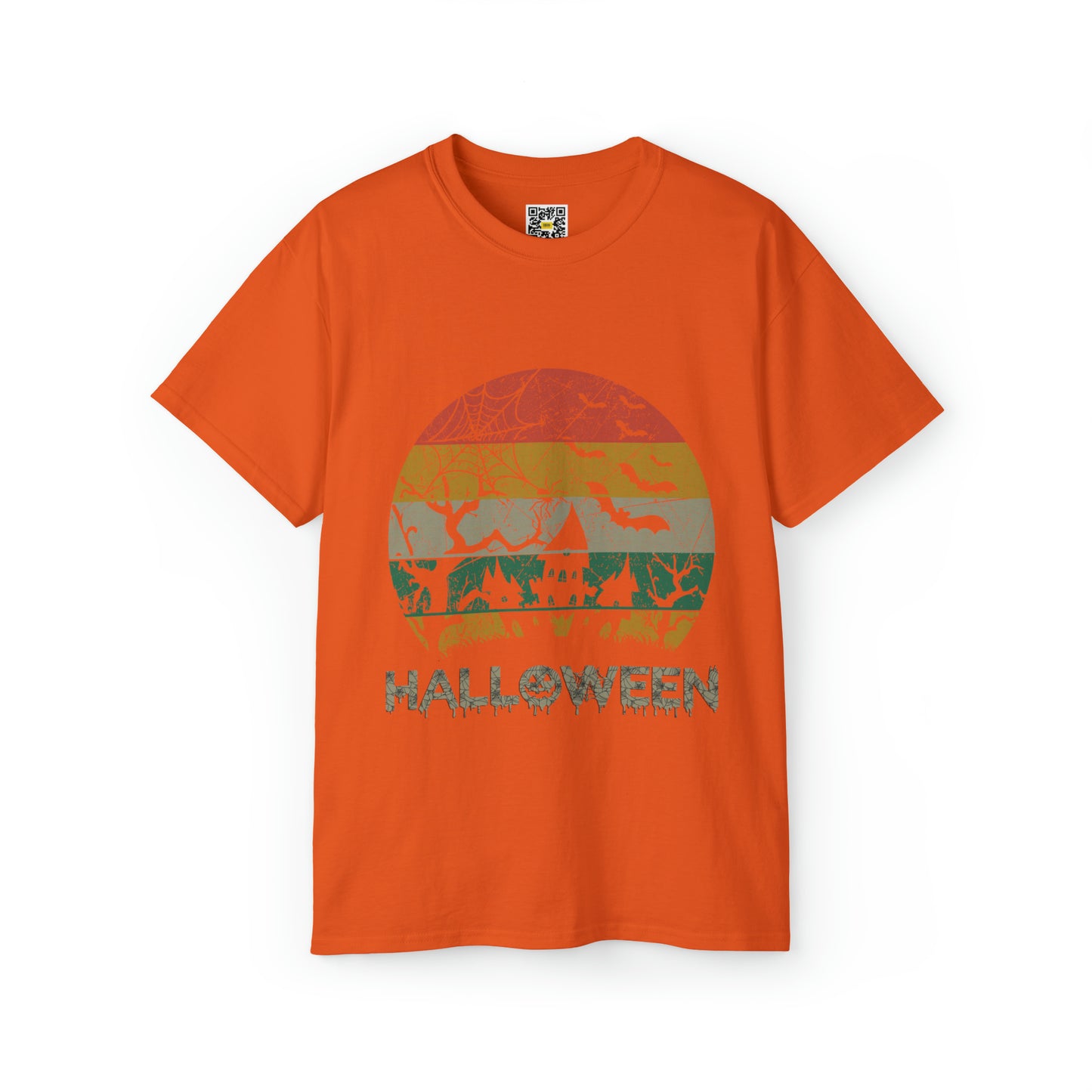 Retro Halloween Spooky House Unisex Ultra Cotton Tee