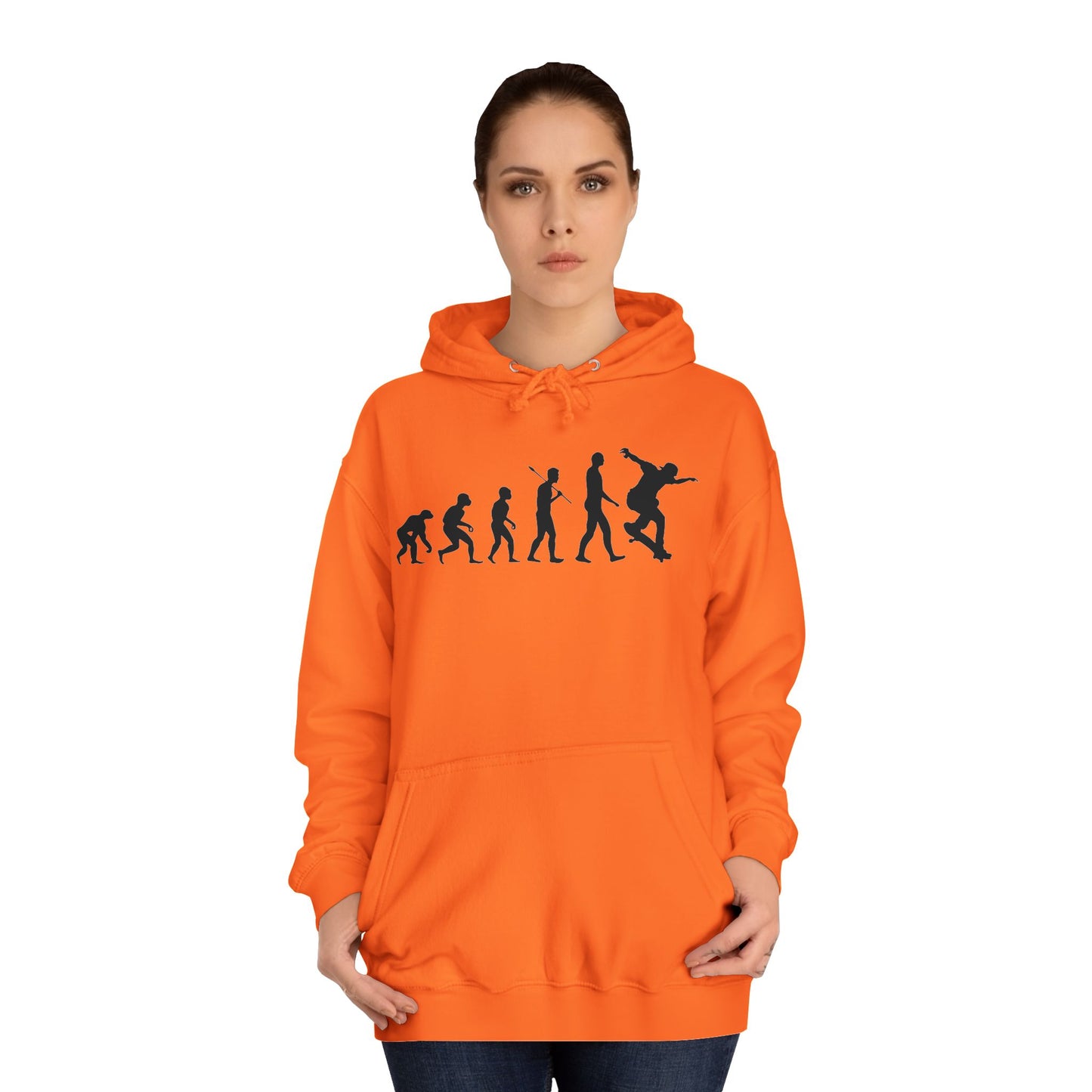 Evolution of Skateboarding Hoodie Stylish Graphic Pullover Unisex Skate Culture