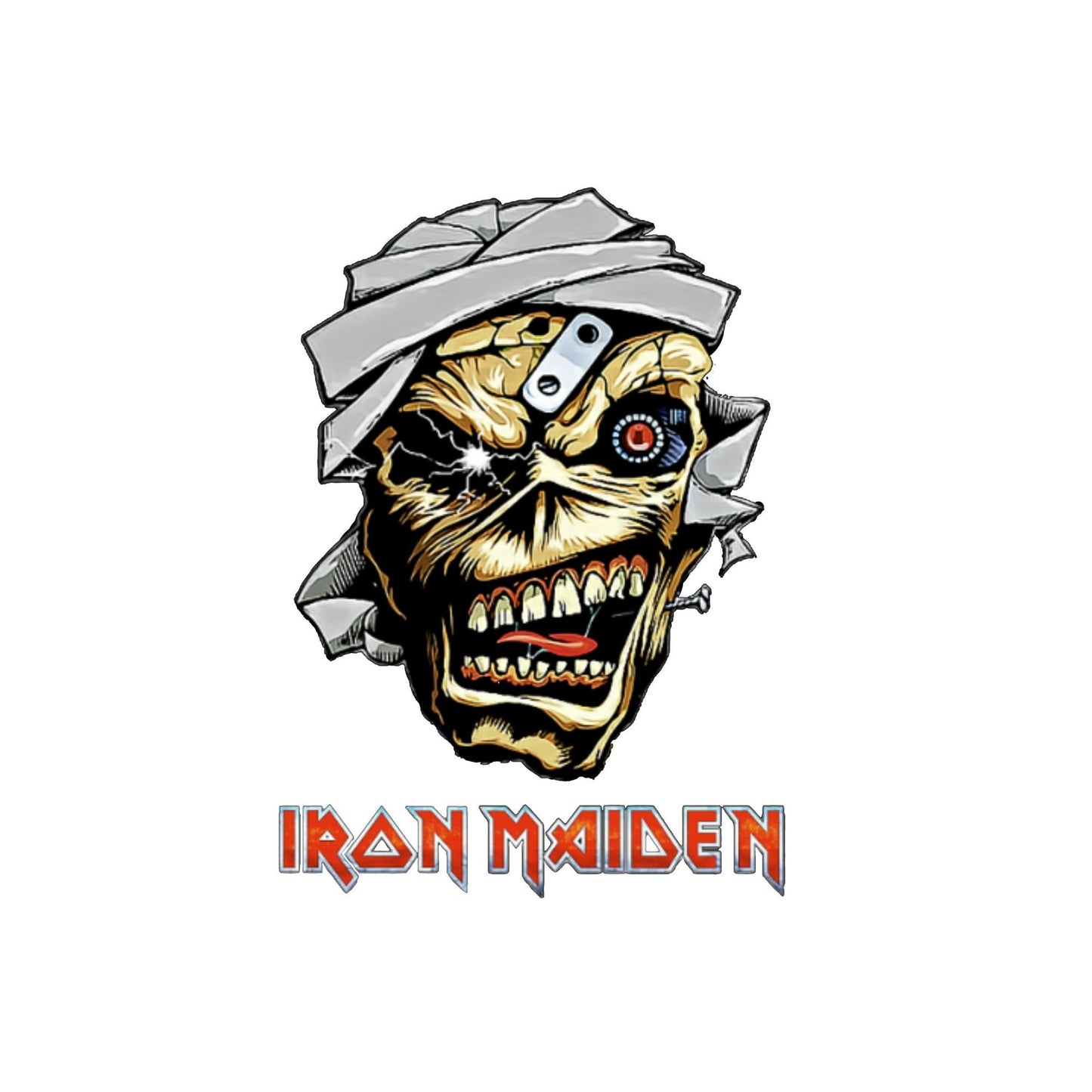 Iron Maiden Eddie: Fun for Your Vehicle! Window, Laptop, Water Bottle, any Flat Surface