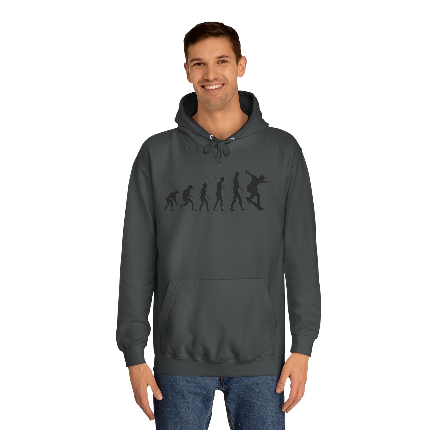 Evolution of Skateboarding Hoodie Stylish Graphic Pullover Unisex Skate Culture