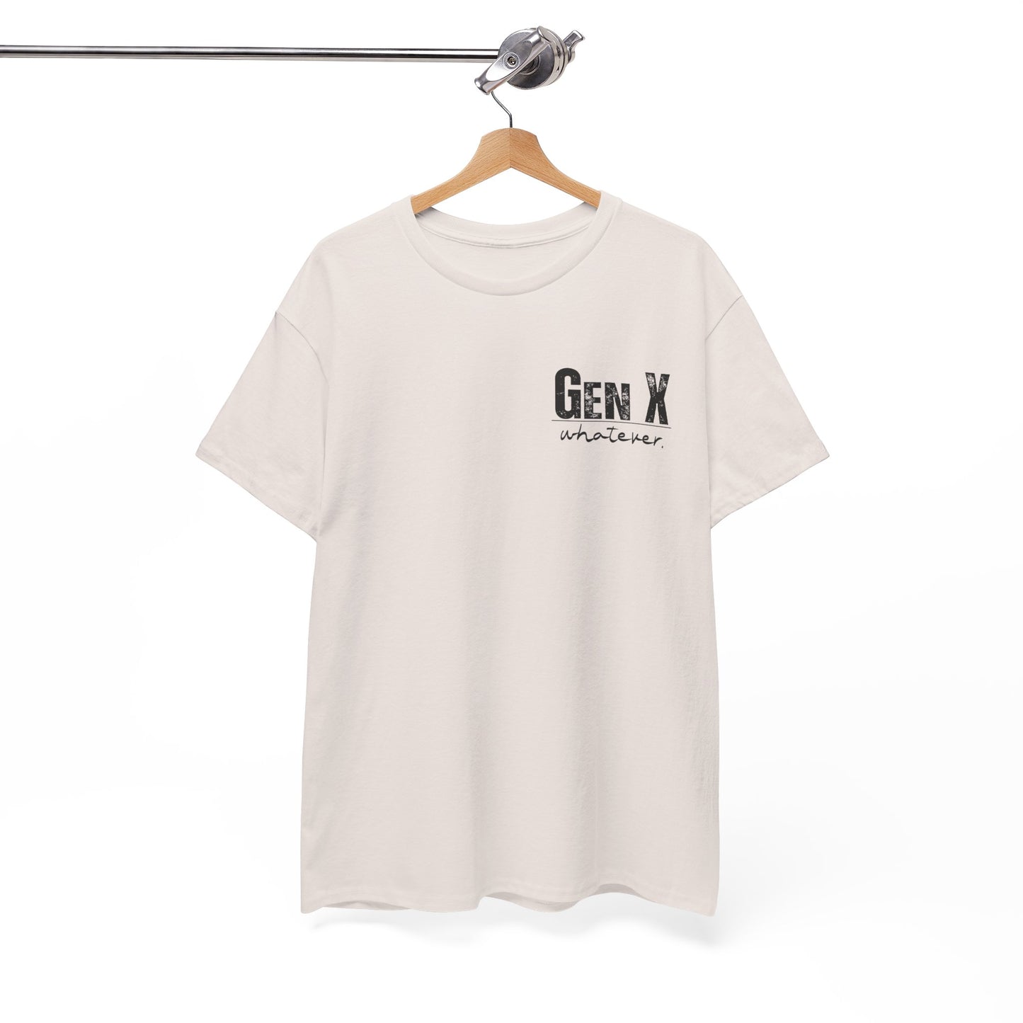 GEN X Definition Unisex Heavy Cotton T-Shirt Front & Back