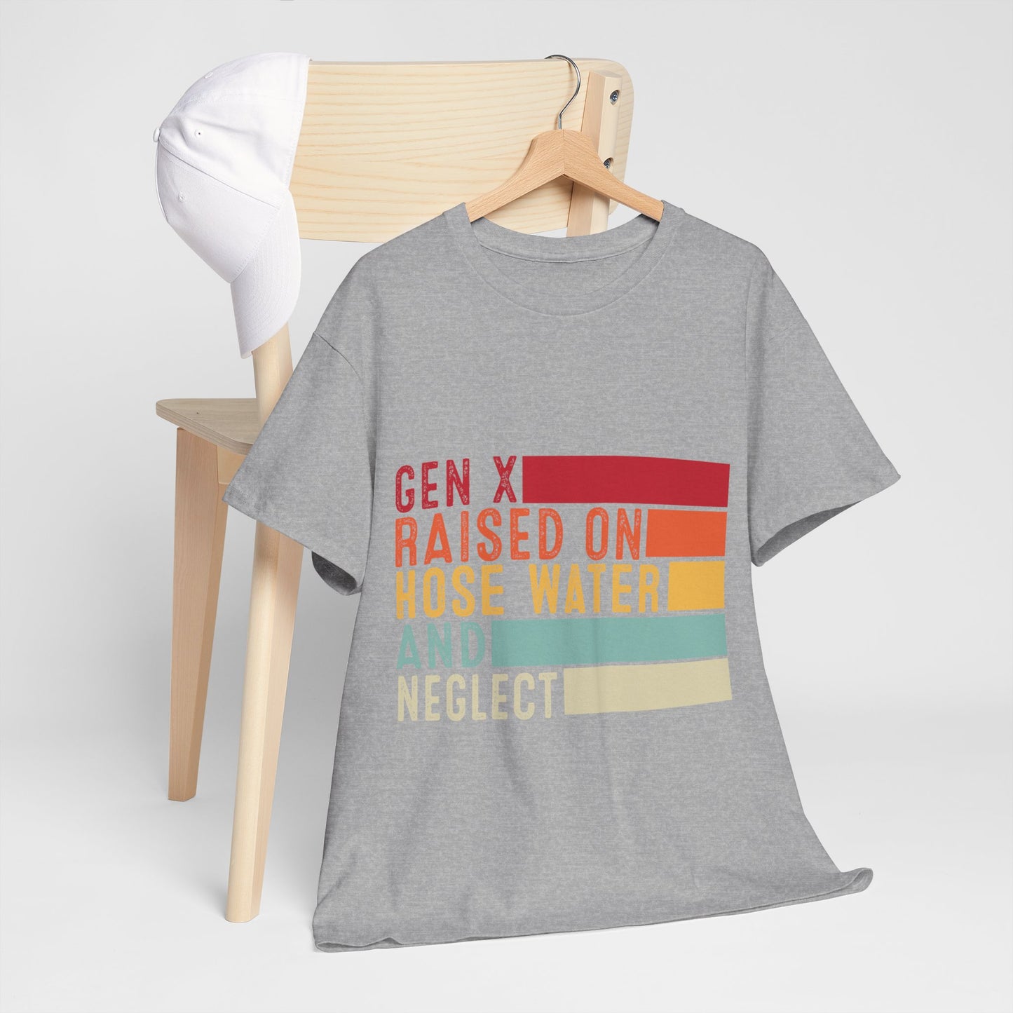 GEN X Raised On Hose Water & Neglect Tshirt Unisex Heavy Cotton
