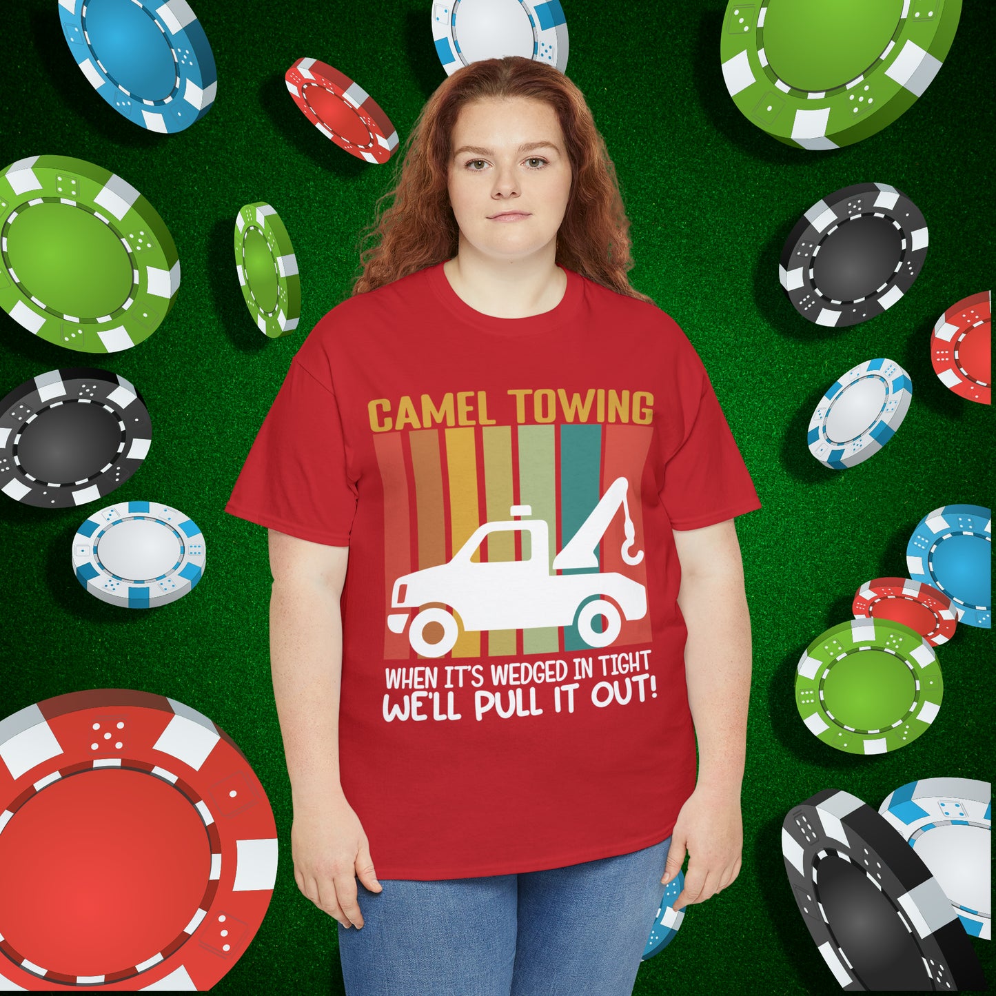 Camel Towing When its wedged in tight we'll pull it out T-Shirt