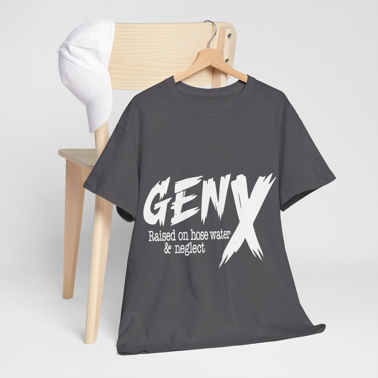 GEN X Raised On Hose Water & Neglect Tshirt Unisex Heavy Cotton