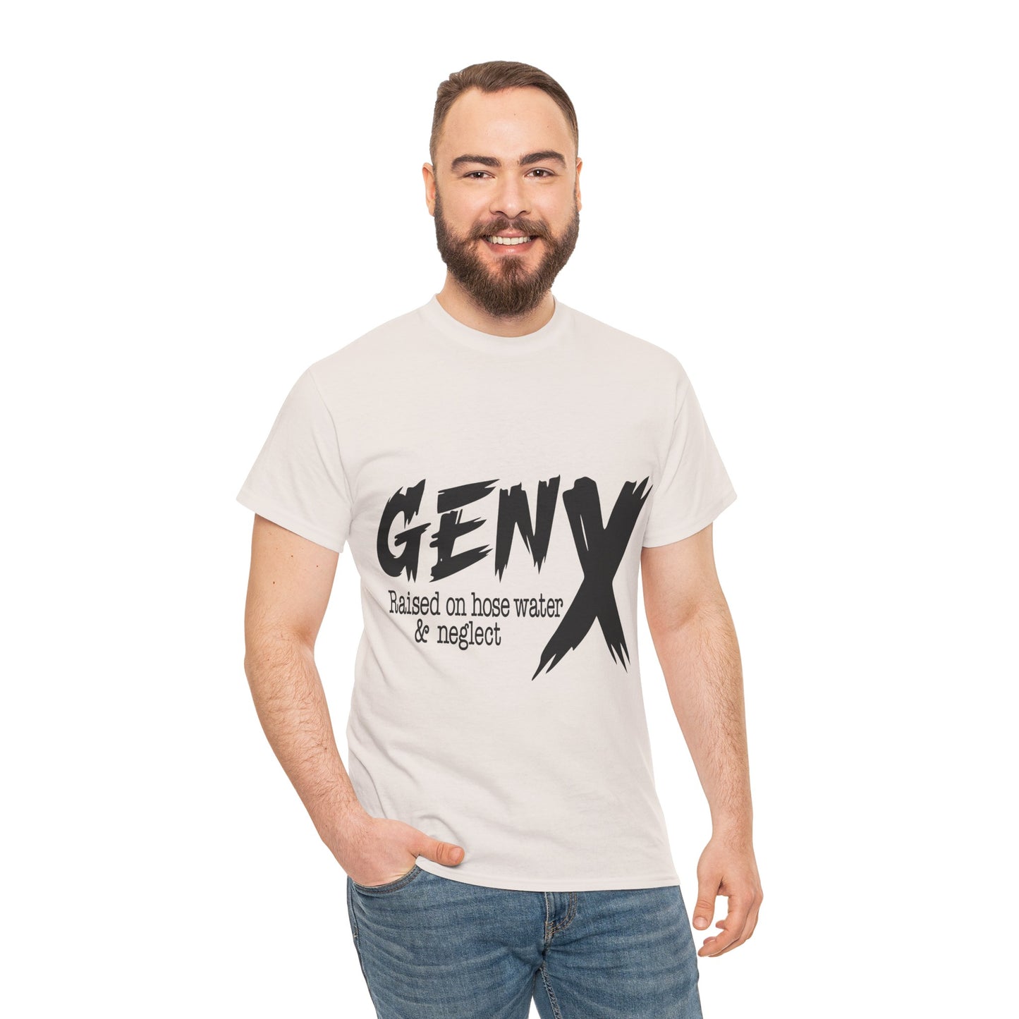 GEN X Raised On Hose Water & Neglect Tshirt Unisex Heavy Cotton