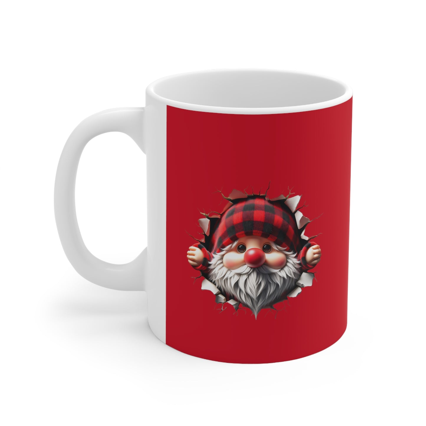 Valentine Gnome 3D Ceramic Mug 11oz