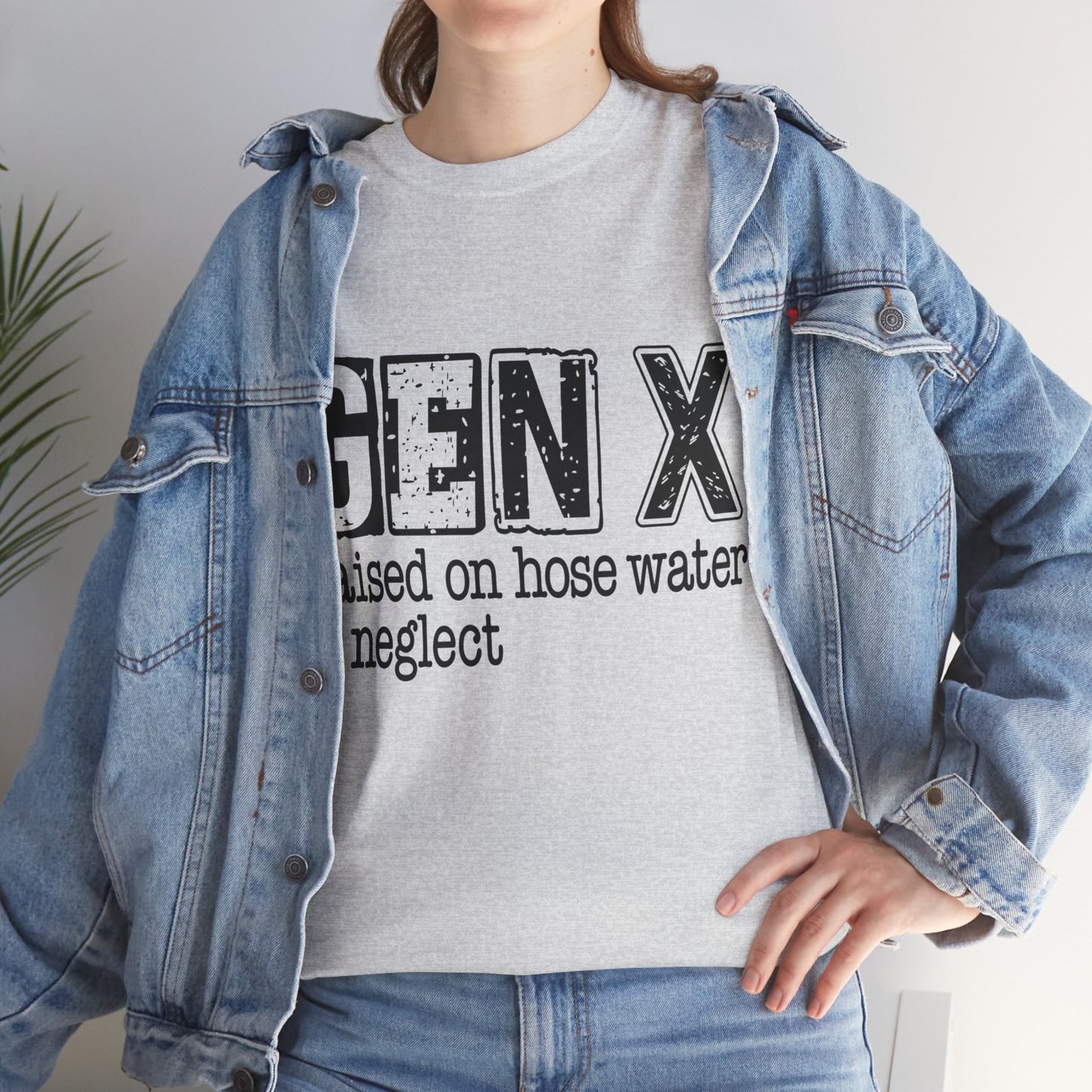 GEN X Raised On Hose Water & Neglect Tshirt Unisex Heavy Cotton