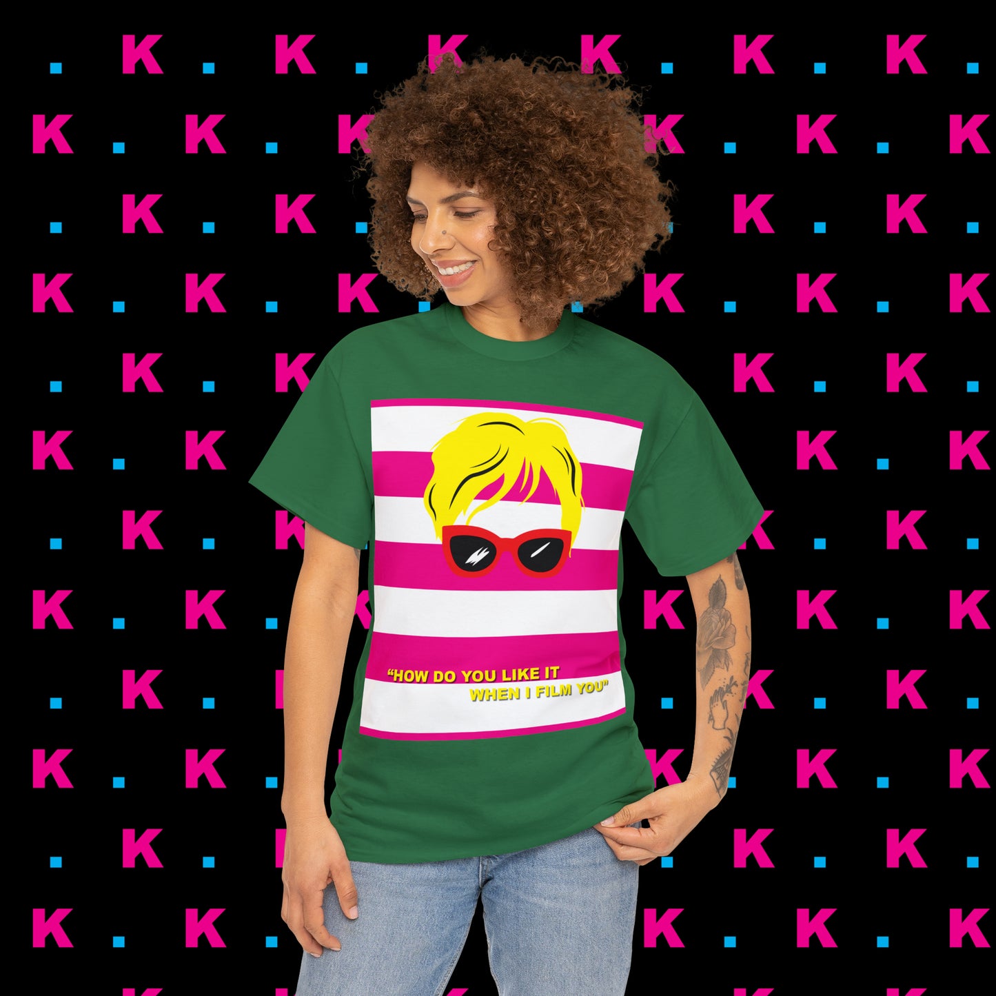 Karen - How do you like it when I Film you? Unisex heavy cotton T-shirt