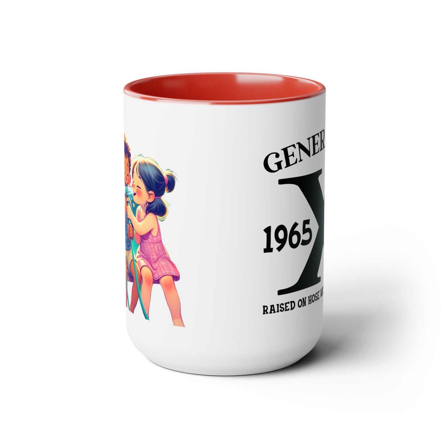 GEN X Raised On Hose Water & Neglect 15oz Coffee Mug