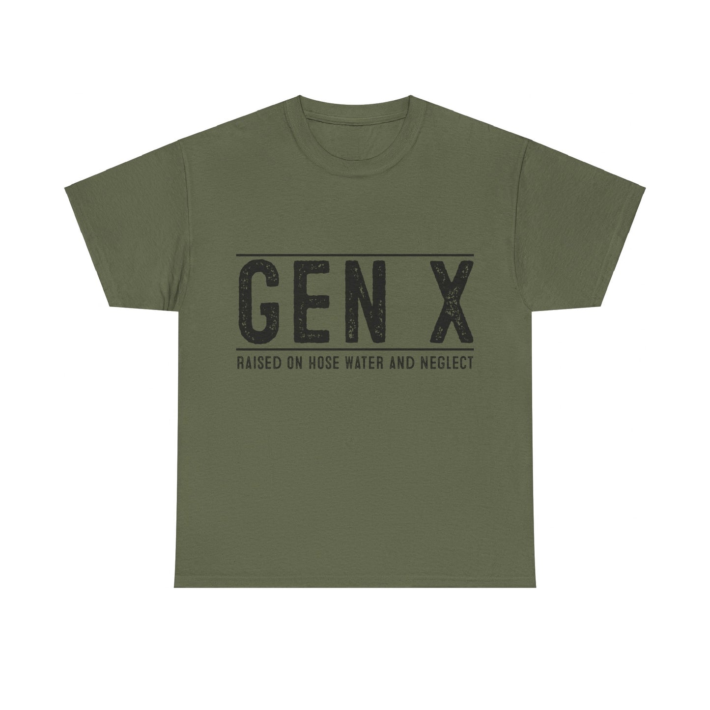 GEN X Raised On Hose Water & Neglect Tshirt Unisex Heavy Cotton