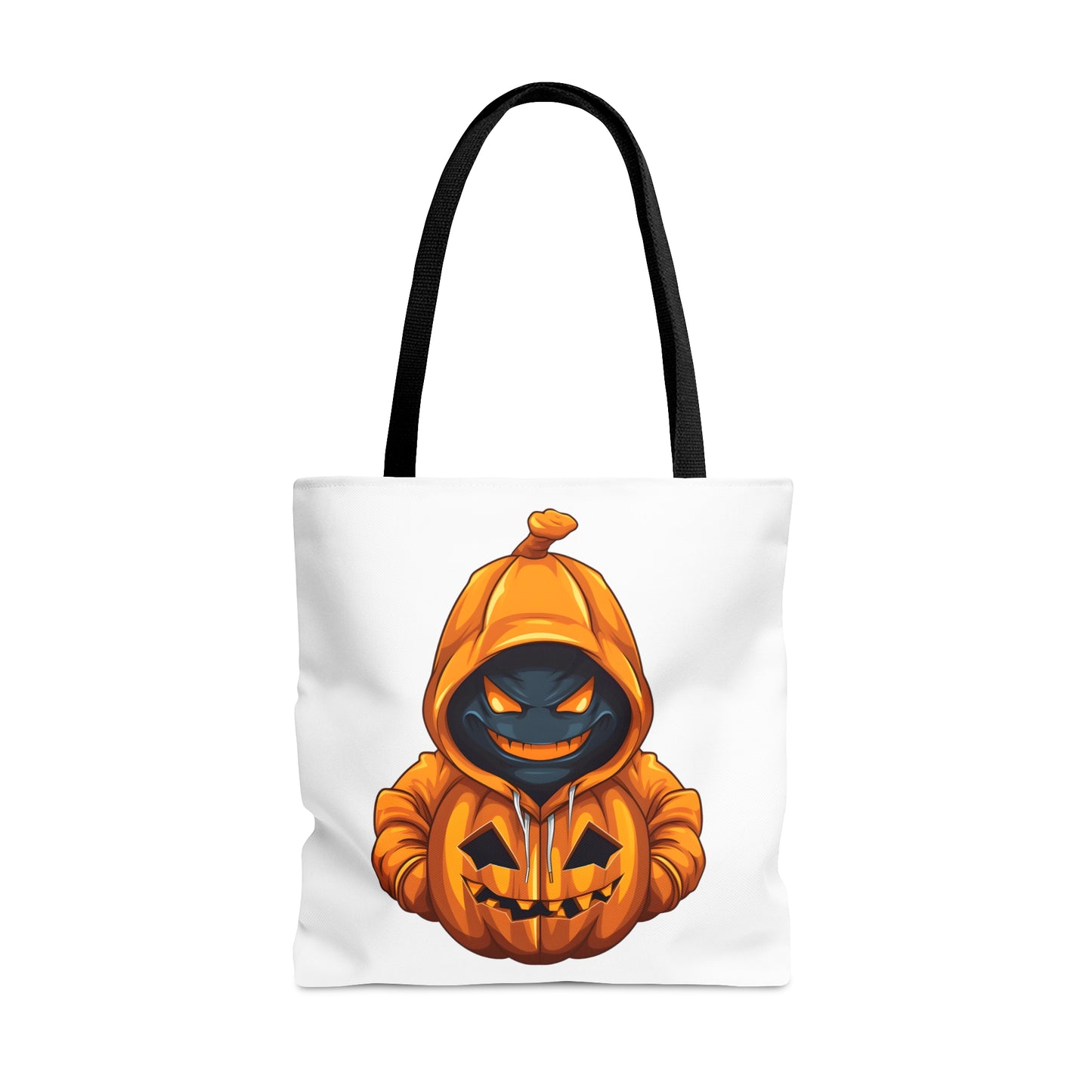 Halloween Scary Hoodie Pumpkin Character Tote Bag (AOP)