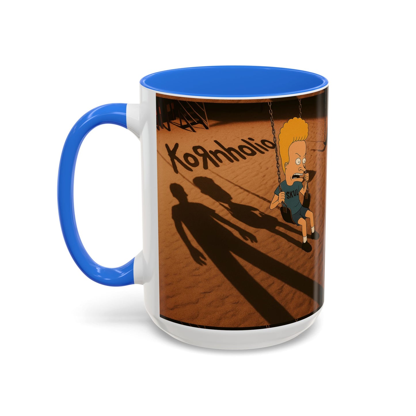 Kornholio 15 oz Coffee Mug Funny Nu Metal Cartoon Cup Multiple Colors